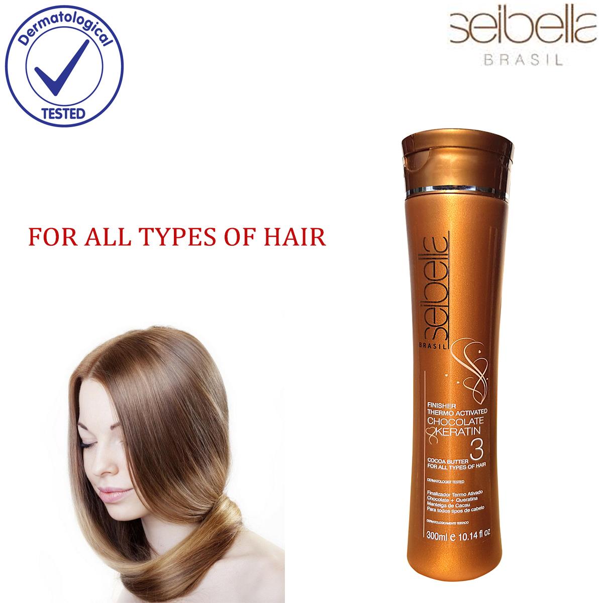 Seibella Chocolate Thermo Activated Keratin Anti Static Dry Smooth