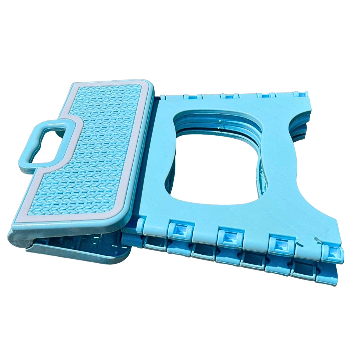 Large Multi-Purpose Fold Step Stool Plastic Home Kitchen Foldable Easy Storage - Picture 15 of 42