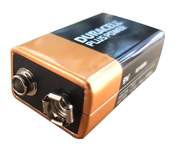 4 x Duracell 9V PP3 Plus Power Batteries, Smoke Alarms (LR22, MN1604