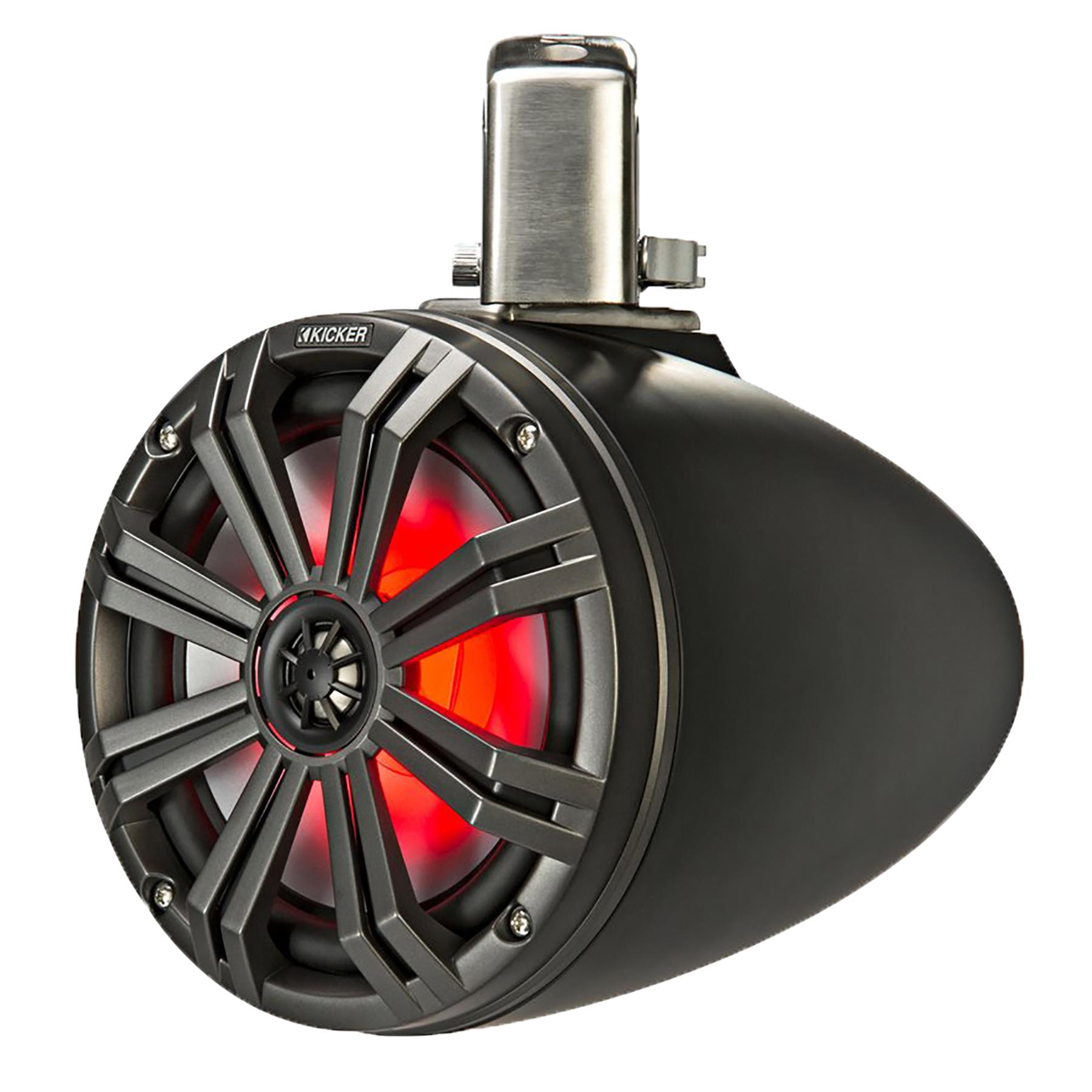 KICKER Marine Boat Wakeboarding Speakers Tower Set 8 inch Black eBay