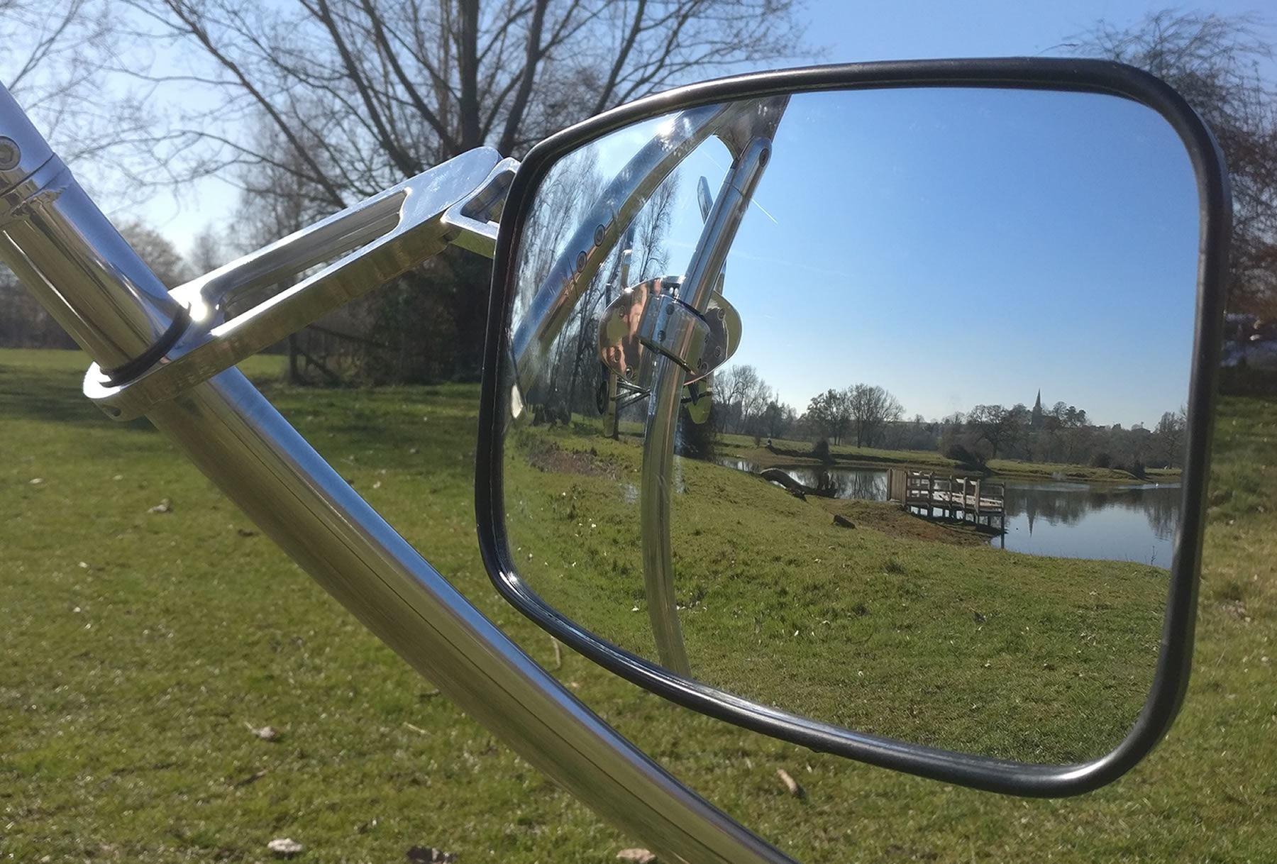 Water Ski Boat Wakeboard Tower Rear View Mirror Pivotable Pro Model 7