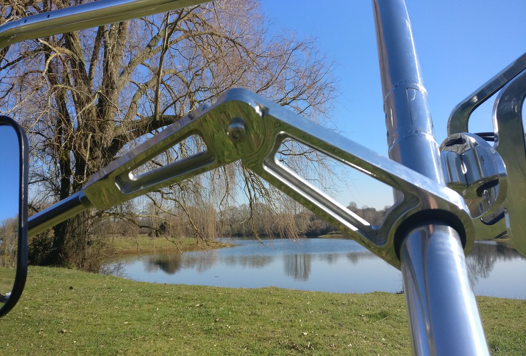 Water Ski Boat Wakeboard Tower Rear View Mirror Pivotable Pro Model 7