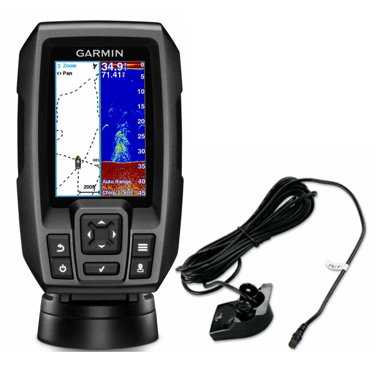 Garmin STRIKER 4│Colour GPS Sonar CHIRP Depth Sounder Fish Finder & Transducer