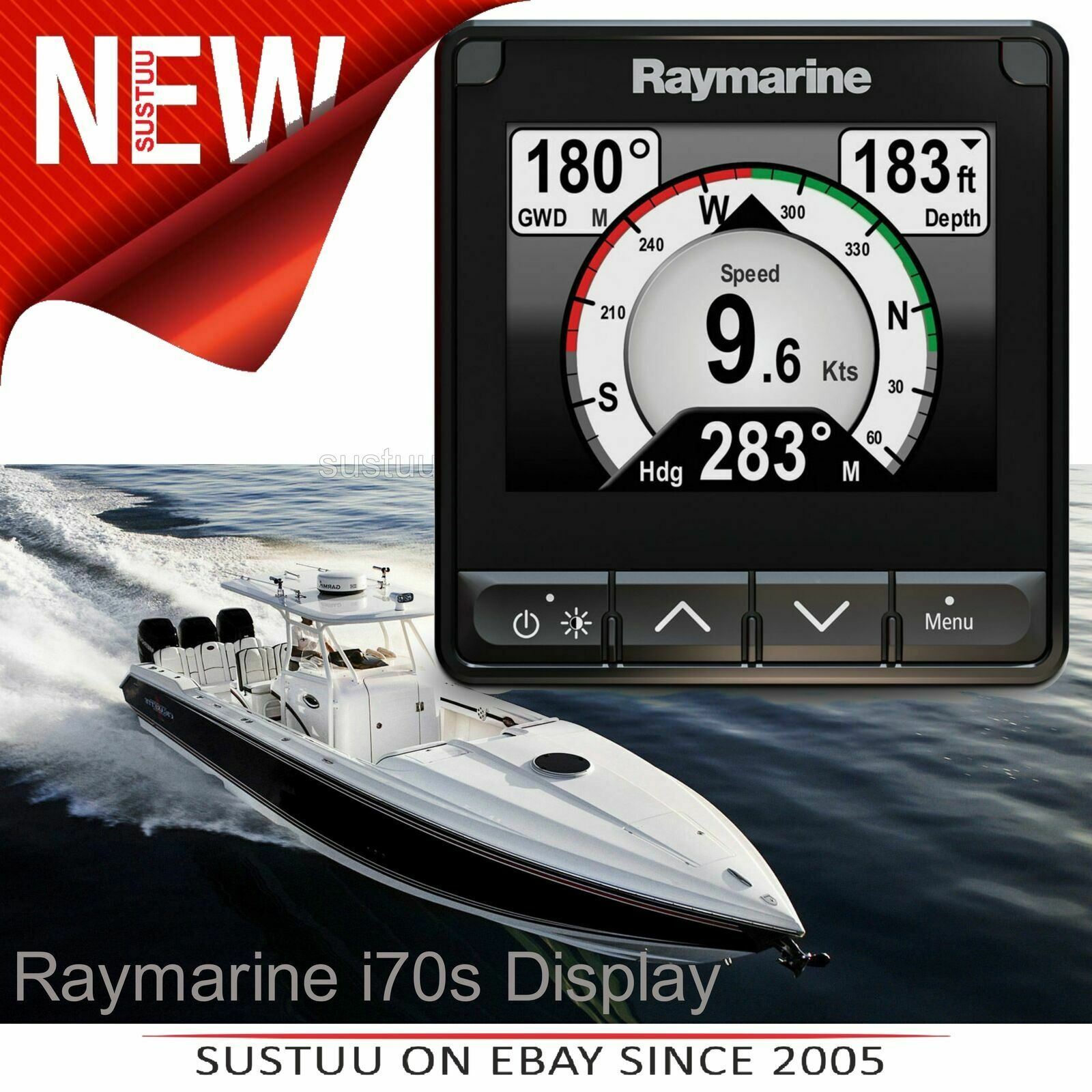 Raymarine i70s Multifunctional Colour Instrument Display│Depth