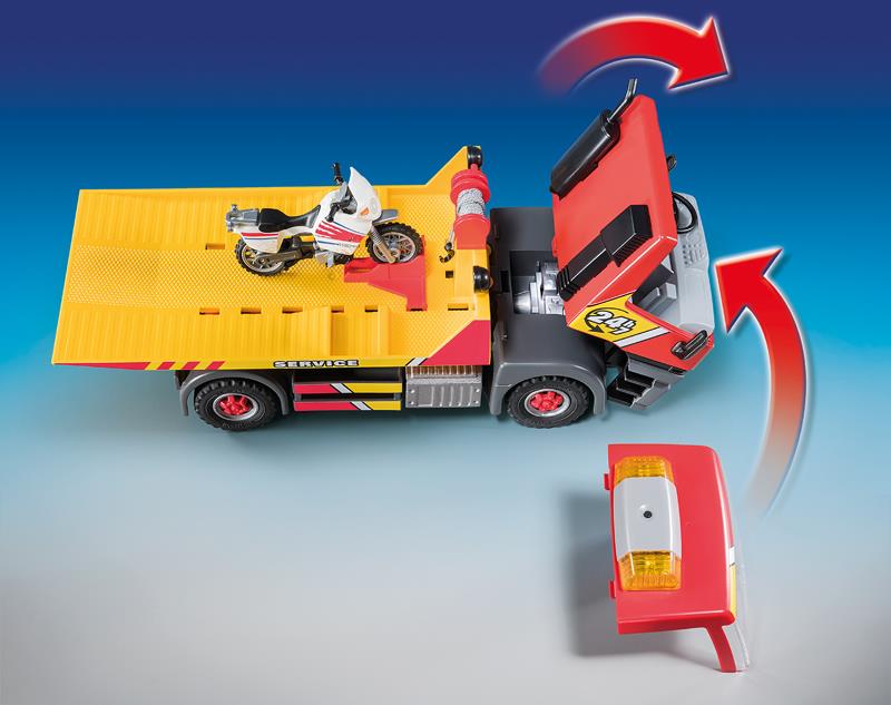Playmobil City Life Towing Service│Kid's Vehicle Crane Toy Figures Set