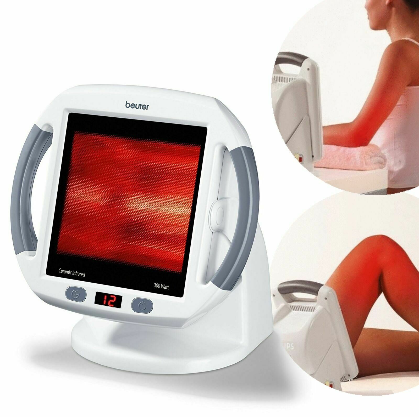 Beurer IL50 Infrared Lamp Colds & Muscle Strains/ Pain Relief Light