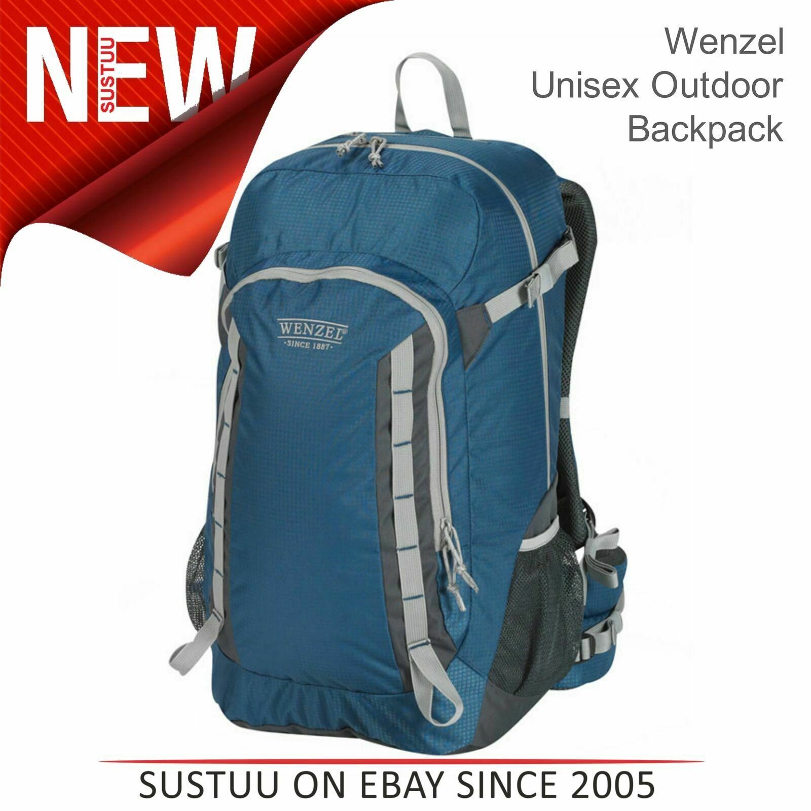 Wenzel Unisex Outdoor Backpack│Getaway Panel Load Rucksack│40 Litres