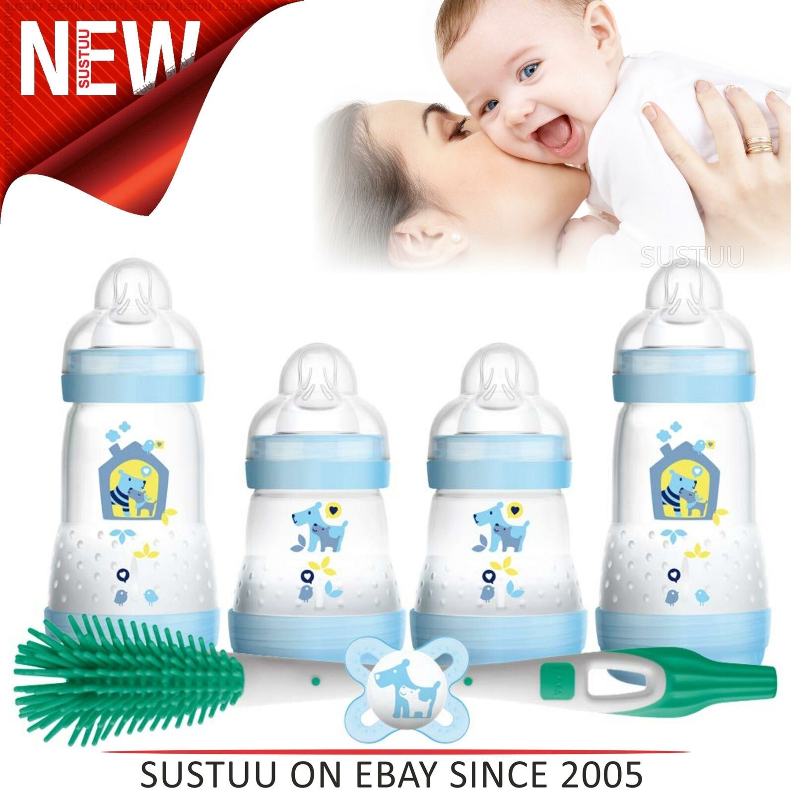 mam newborn feeding set