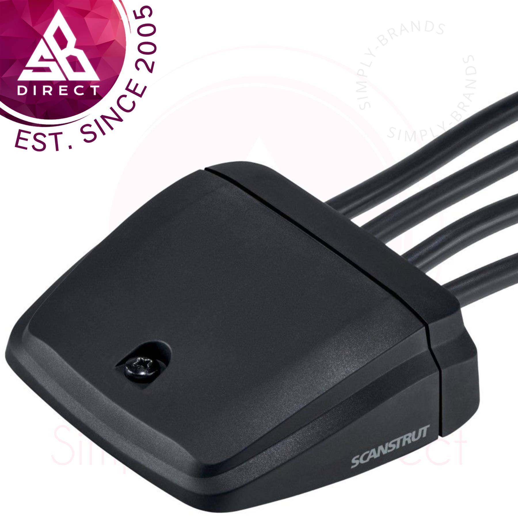 Scanstrut DS-H-MULTI-BLK Horizontale Multi-Kabeldichtung aus schwarzem Kunststoff│IP68