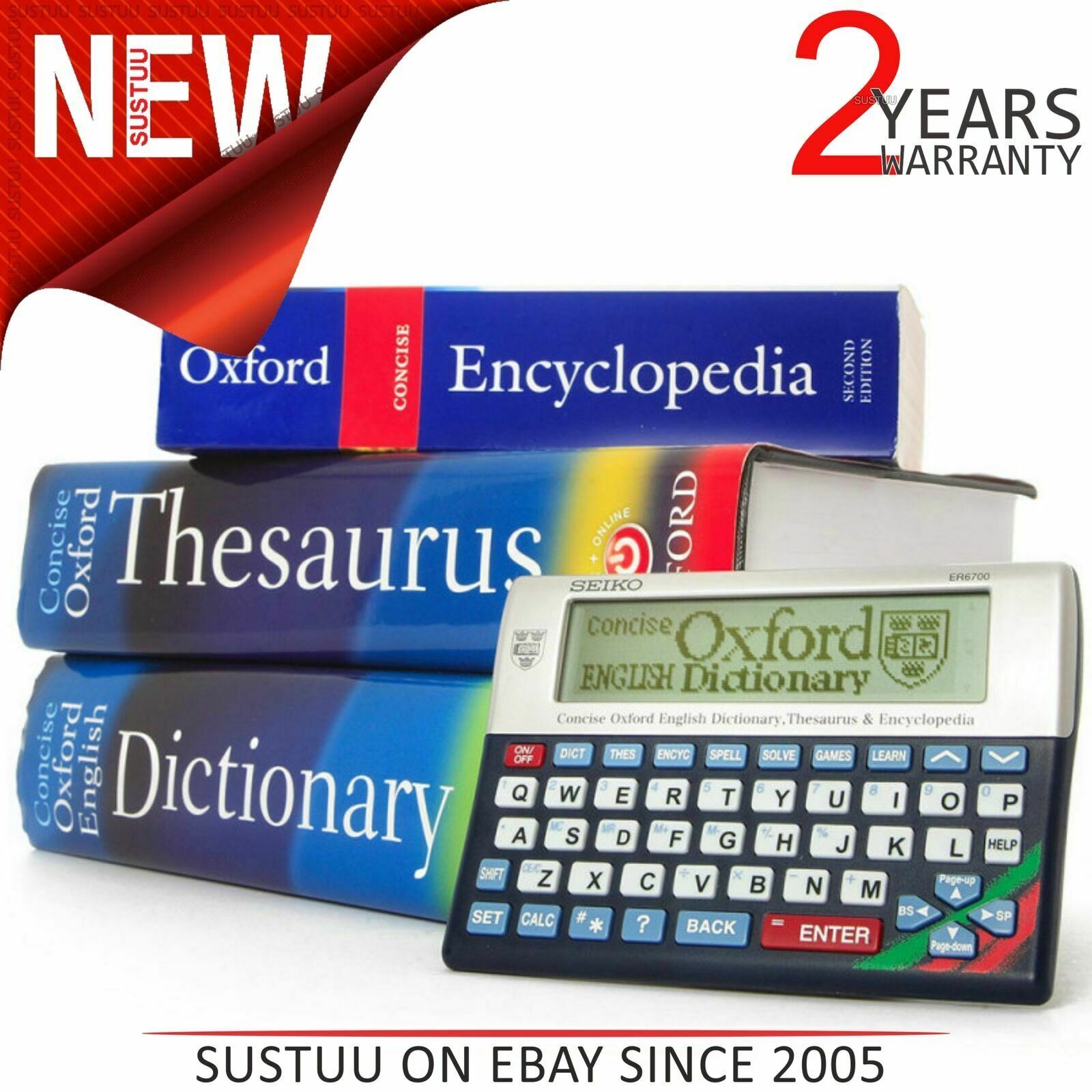 Seiko ER6700 Concise Oxford Dictionary│Thesaurus & Encyclopedia