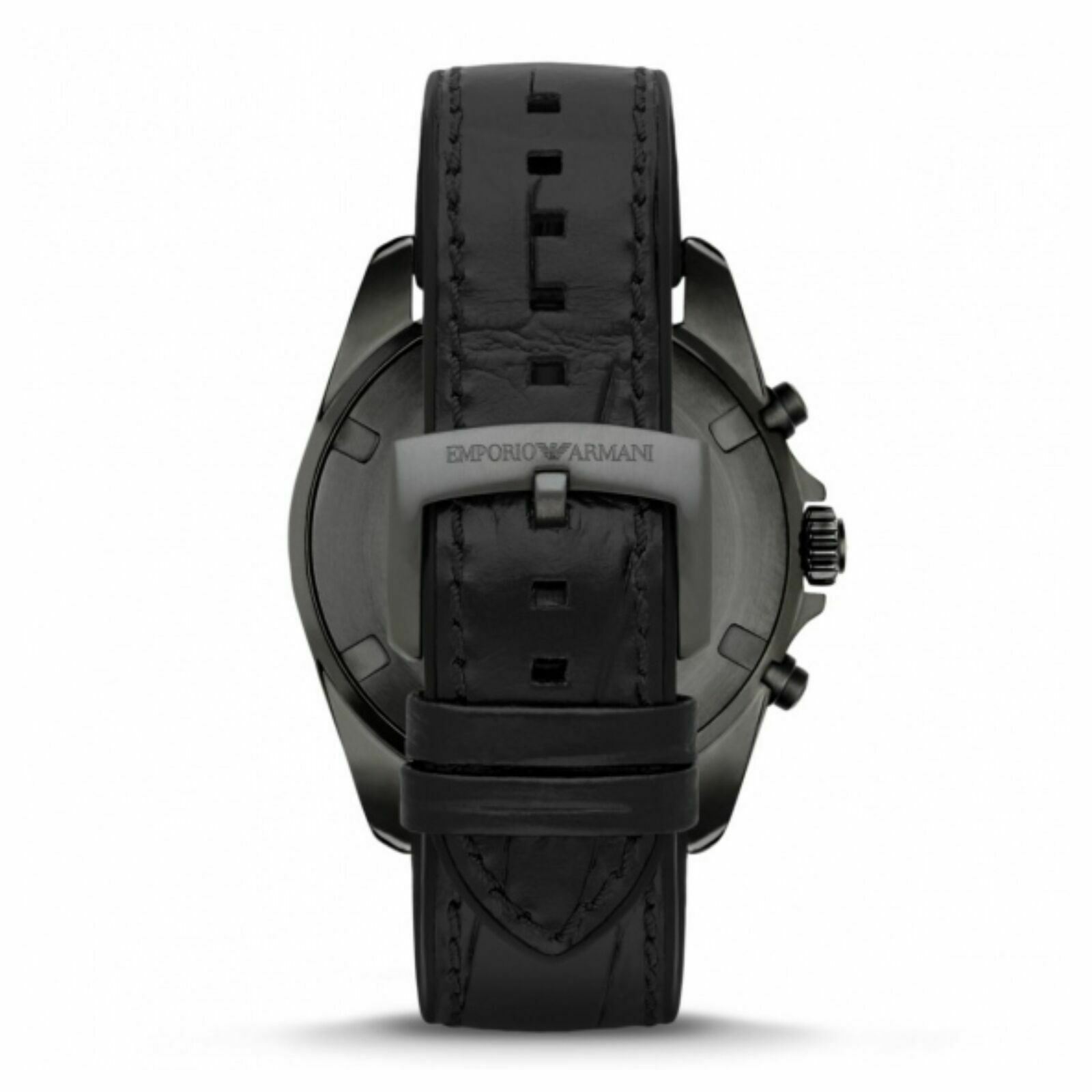 Emporio Armani Sigma Men's Watch¦Chronograph Tachymeter Dial¦Black Strap¦AR6097 eBay