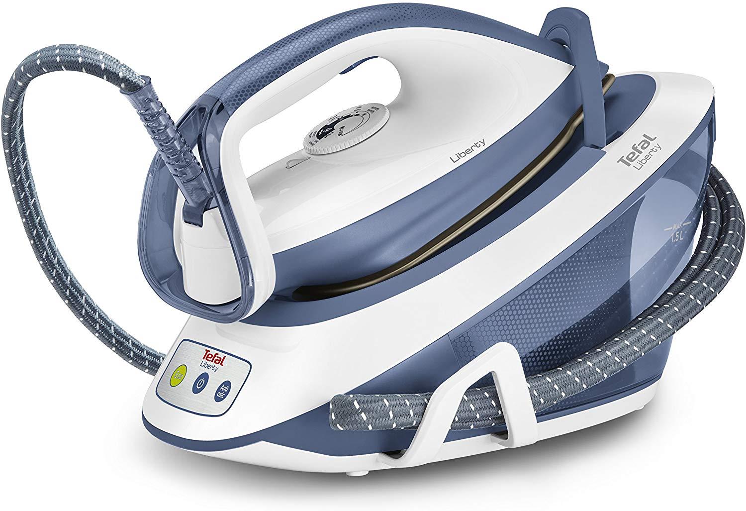 Tefal SV7020 Liberty 5.4 Bars Steam Generator Iron│2200 Watt│Light Blue