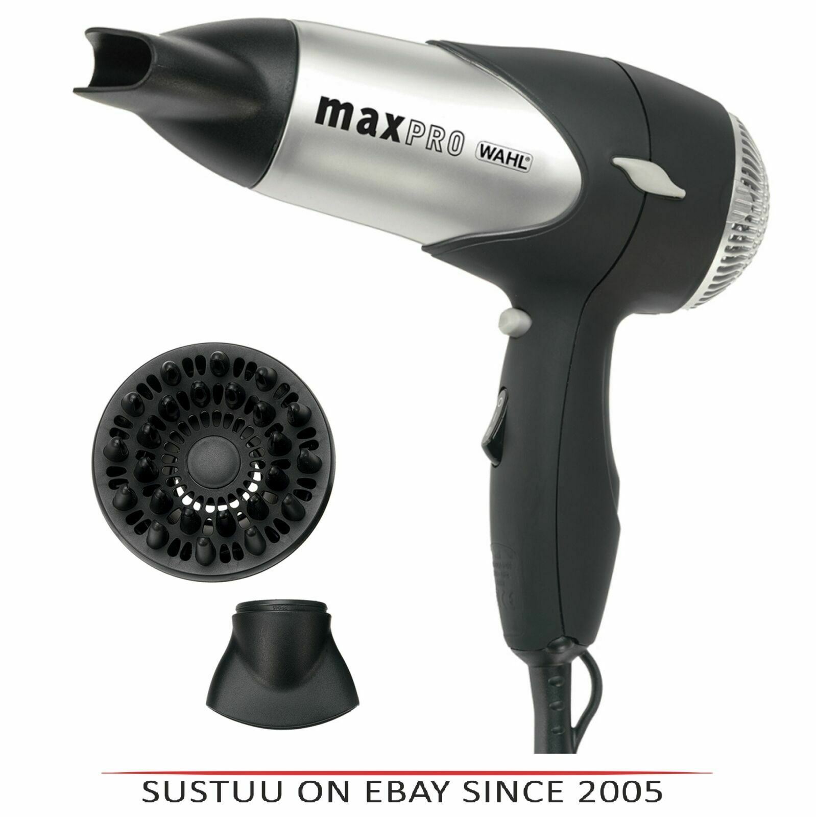 wahl lightweight travel hair dryer with diffuser