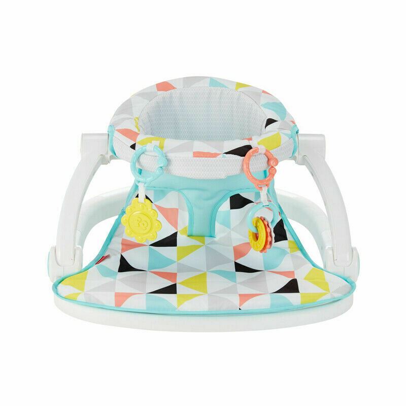 Fisher-Price Windmill Sit Me Up Seat│Kid/'s Lunch//Dinner Time Chair Toy│With Toys