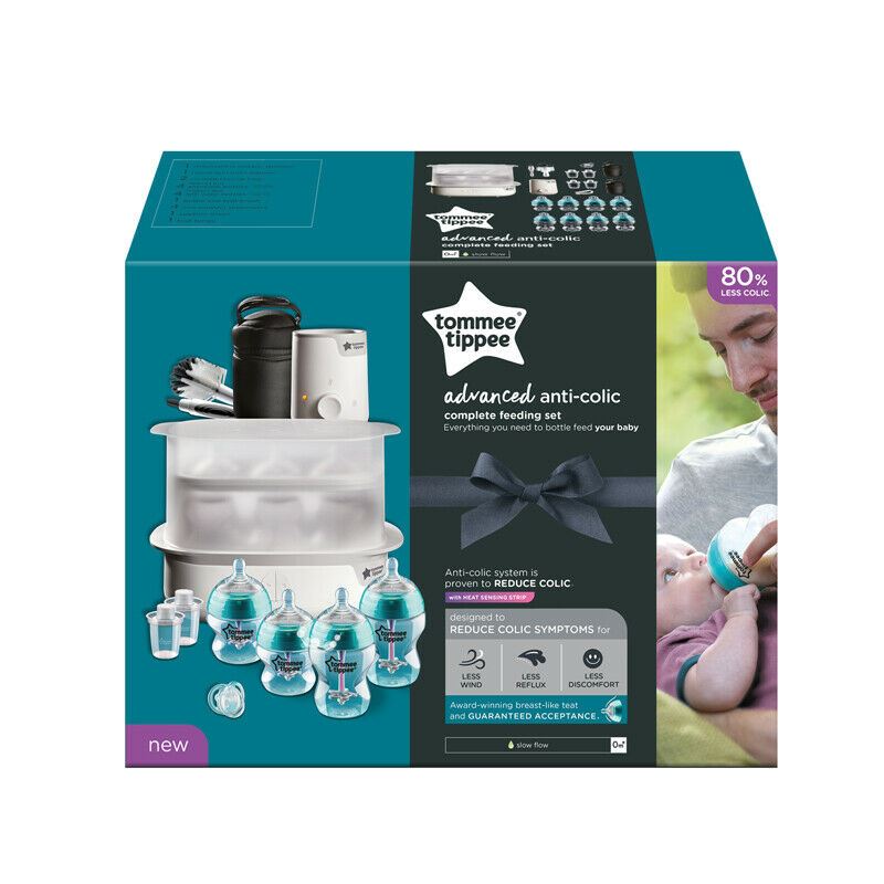 Blanc Original Neuf TOMMEE TIPPEE complet Big Alimentation Set Closer to Nature