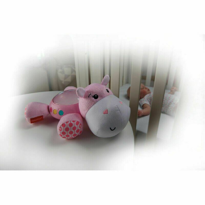 FISHER-PRICE HIPPO PROJECTION SOOTHER-PINK-FAST /& FREE DISPATCH