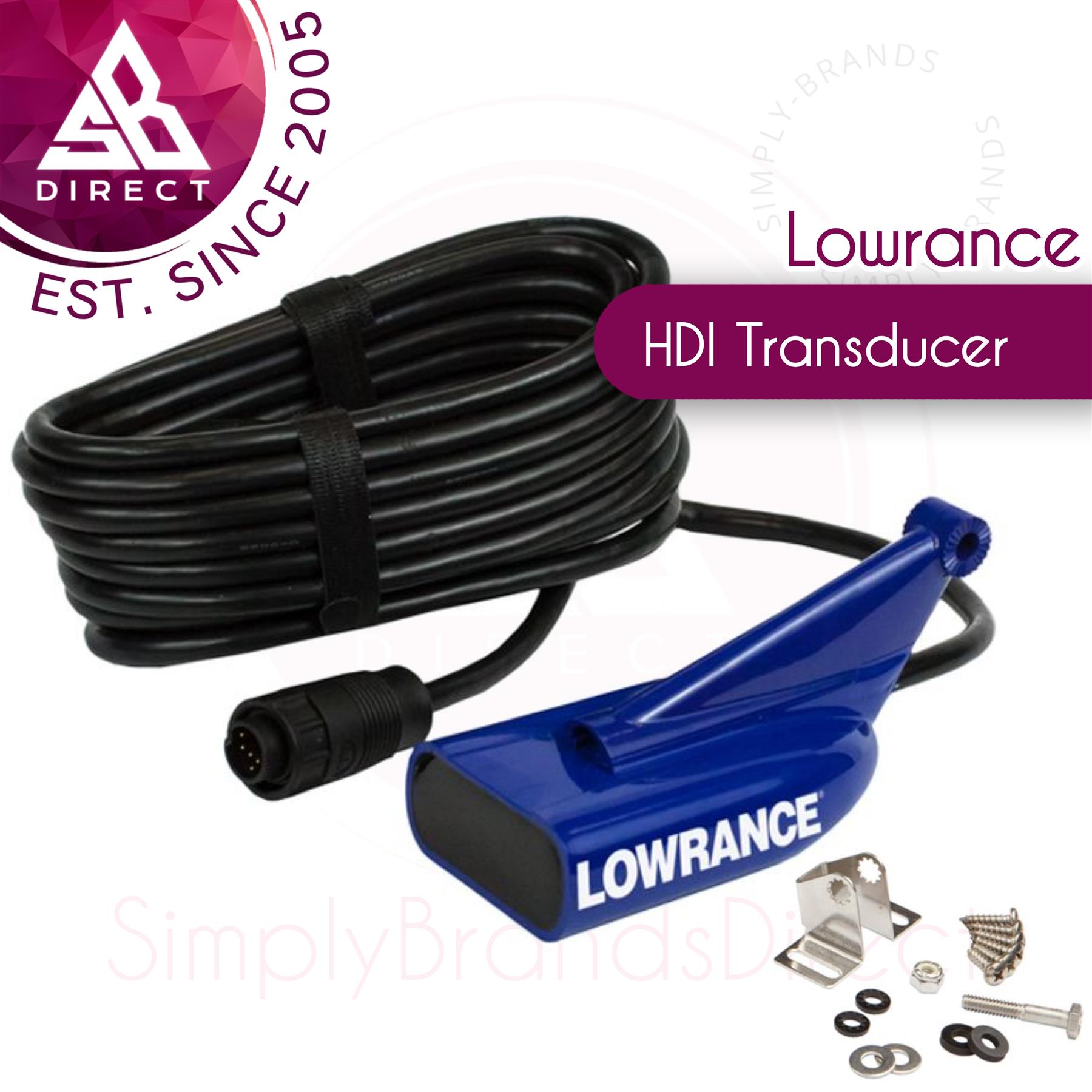 Lowrance HDI Skimmer xSonic Transducer M/H CHIRP 455/800kHz│9-Pin Connector