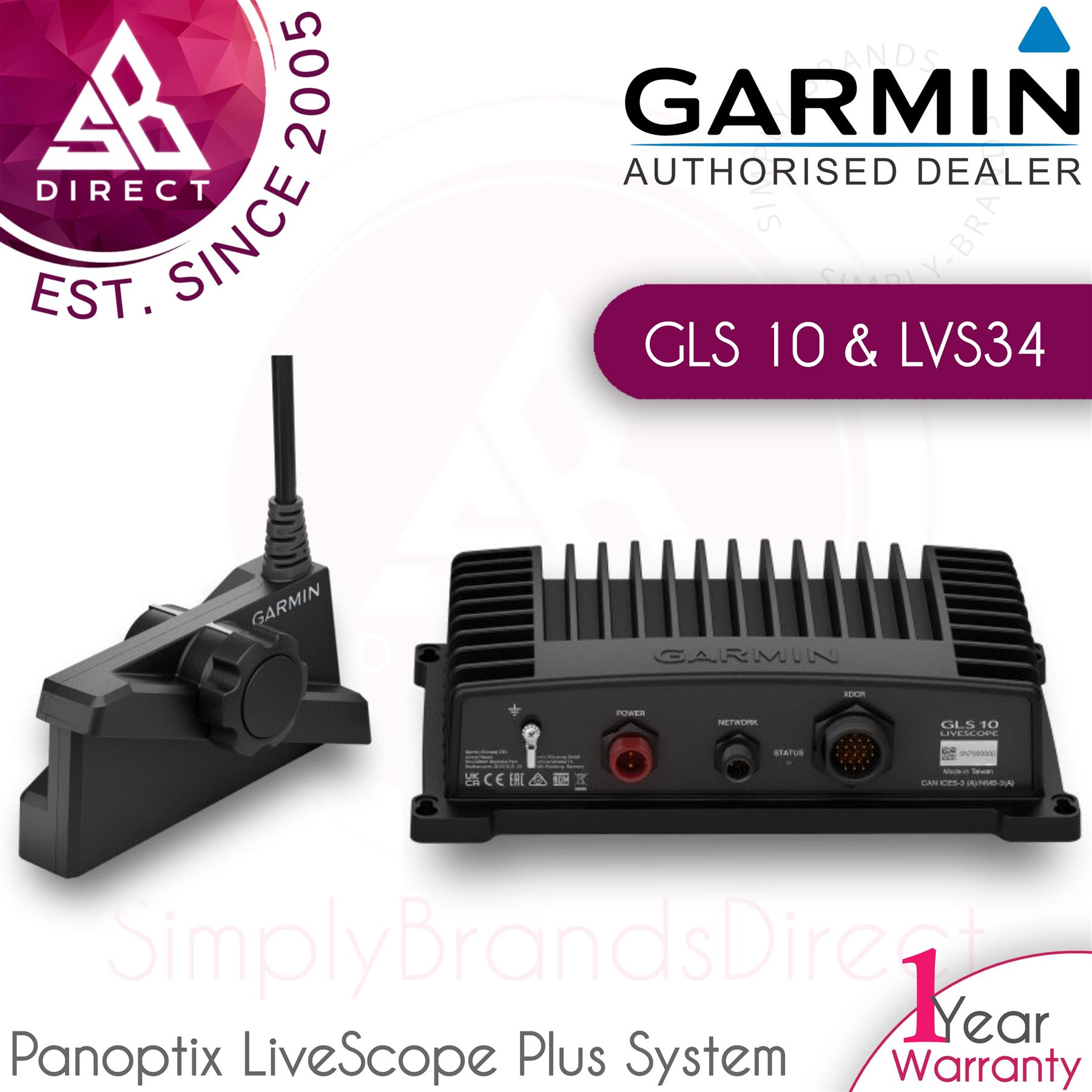 Garmin Panoptix LiveScope Plus System with GLS 10 Black Box 