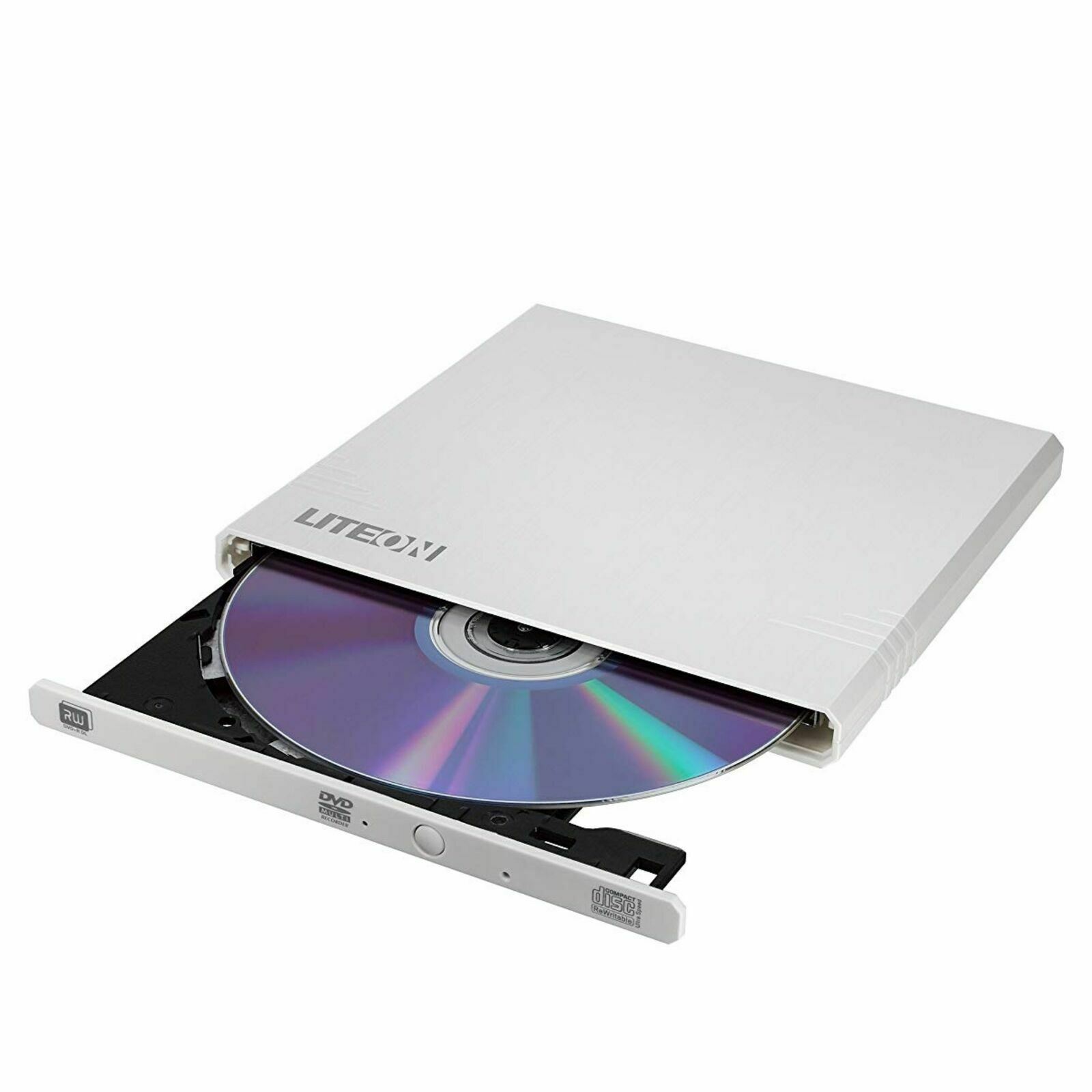 LiteOn eBAU108 External DVD Writer Optical Drive 8x Speed CD/DVD