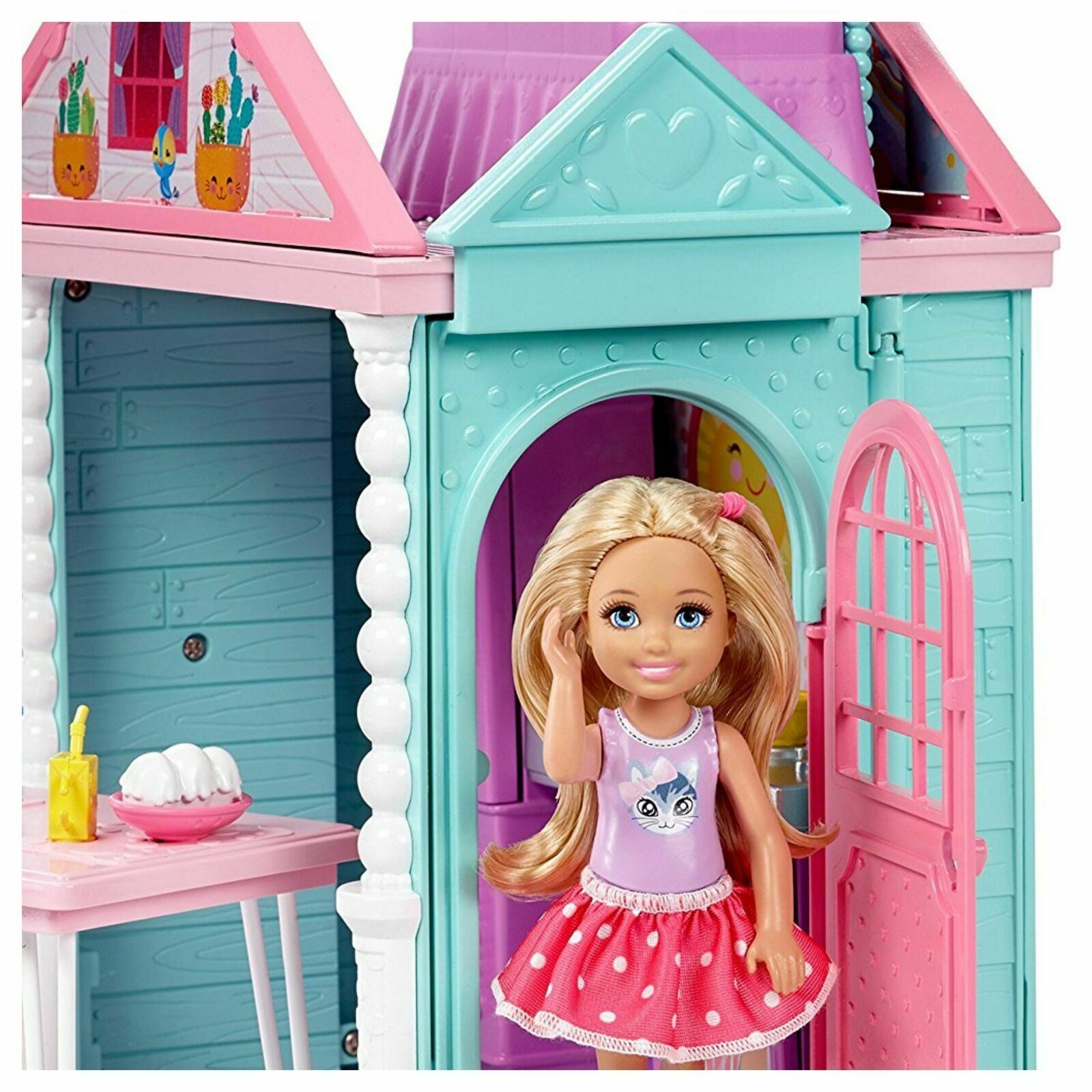 Barbie Chelsea Portable Clubhouse│Kid's Kitchen Playset│Colourful