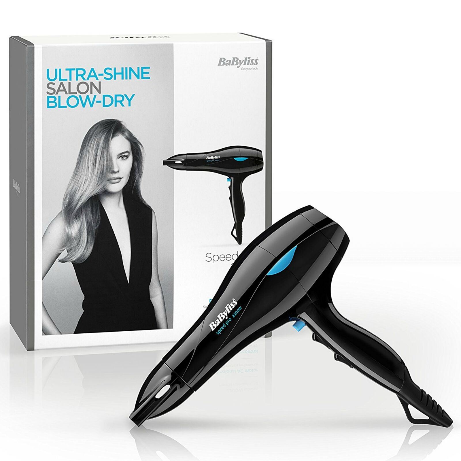BABYLISS 5541CU DA SALONE IN CERAMICA IONIC ASCIUGACAPELLI │ 2200W │ 3 Heat /& 2 impostazioni di velocità