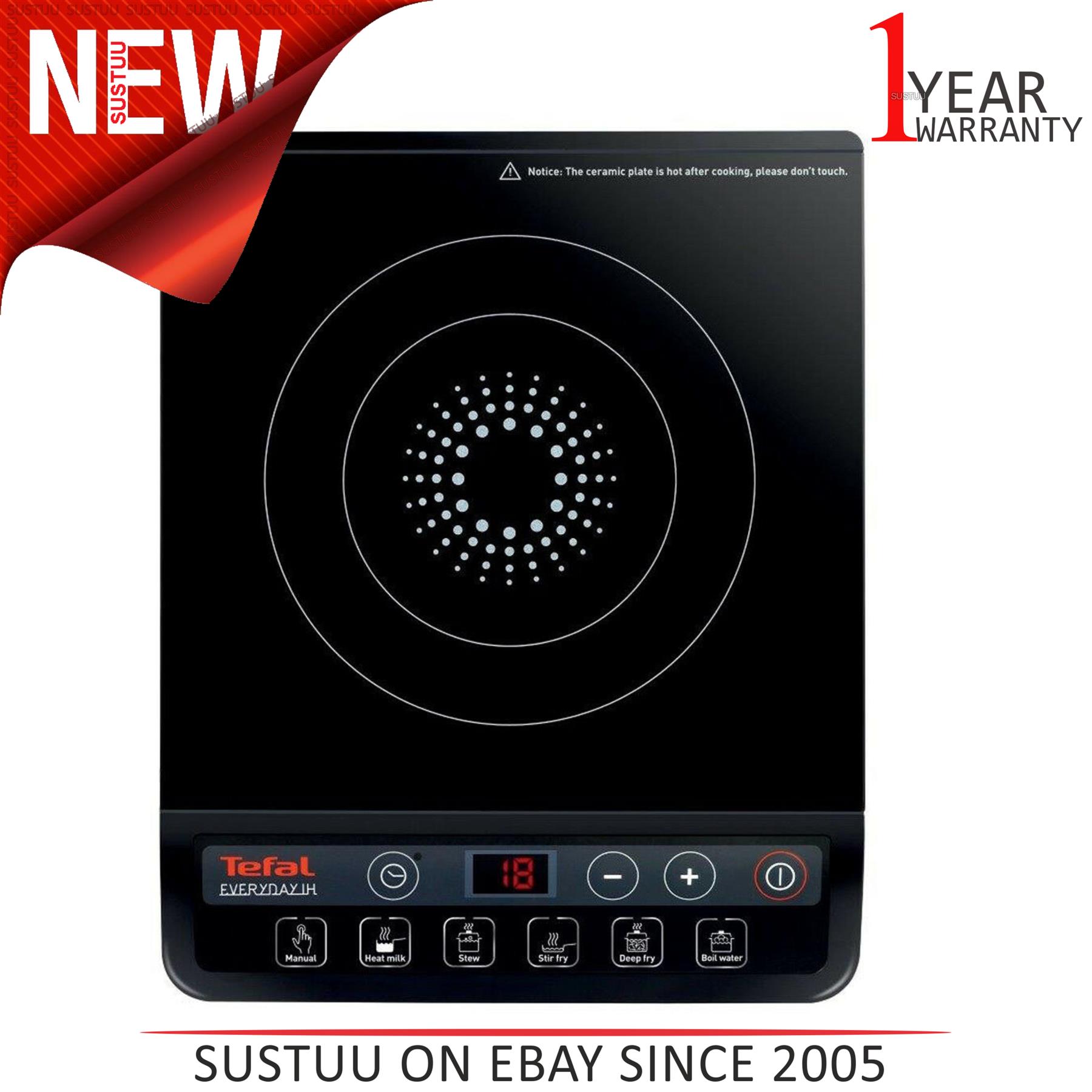 Vango Sizzle Double Induction Hob 1600W