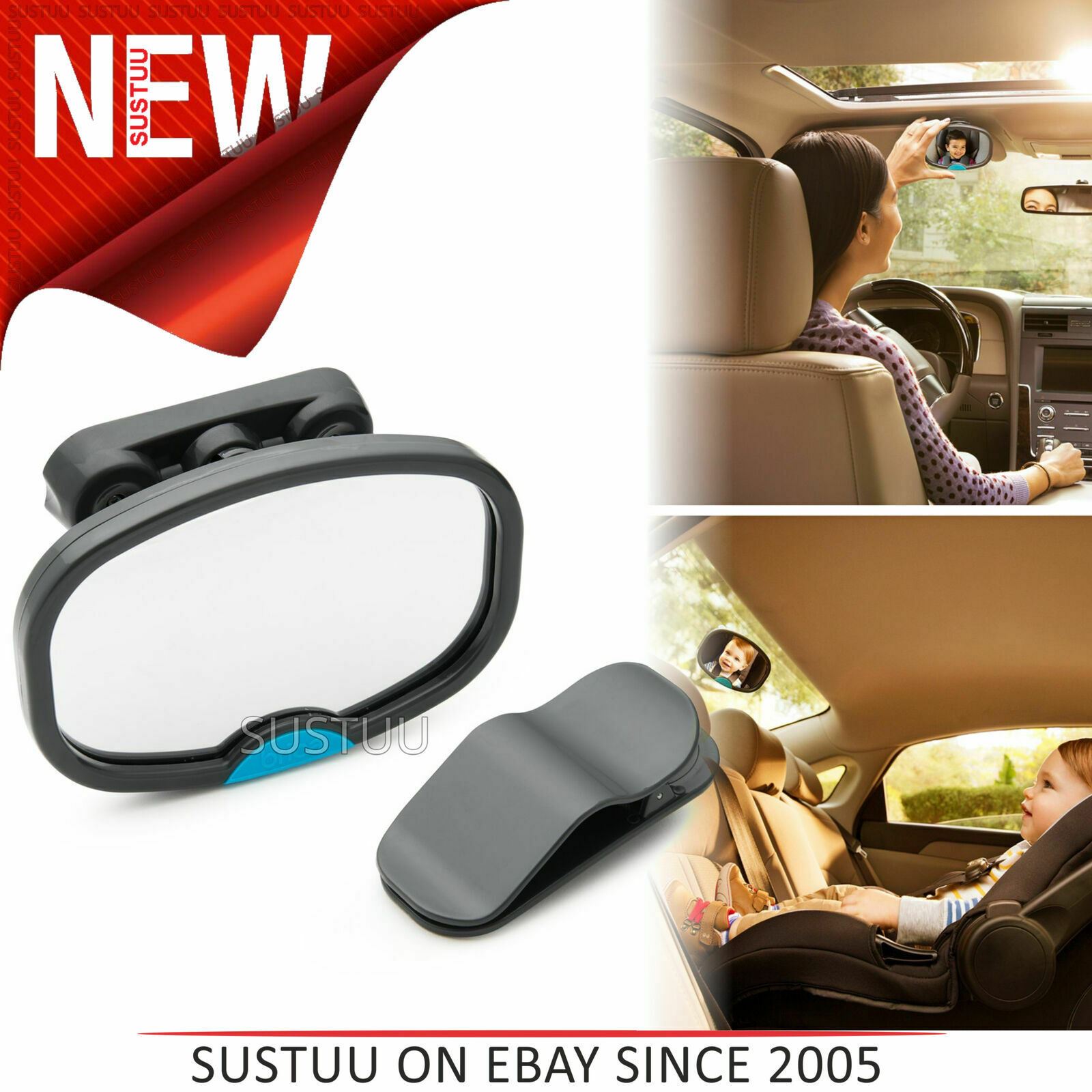 brica dual sight baby mirror