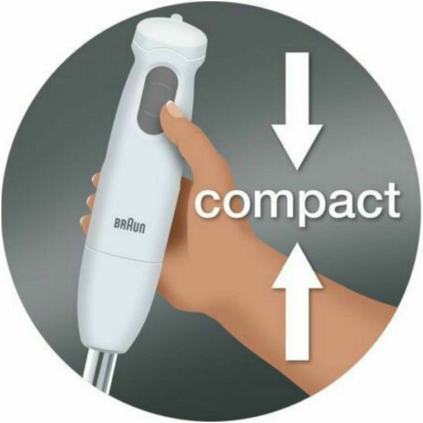 Braun MultiQuick 1 MQ100 Soup Hand BlenderHandHeld MixerSteel Blades