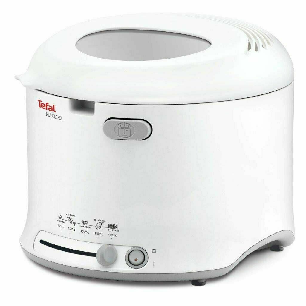 Tefal FF123140 MaxiFry Deep Fryer¦1 kg Capacity¦1600 W¦Foldable Handle