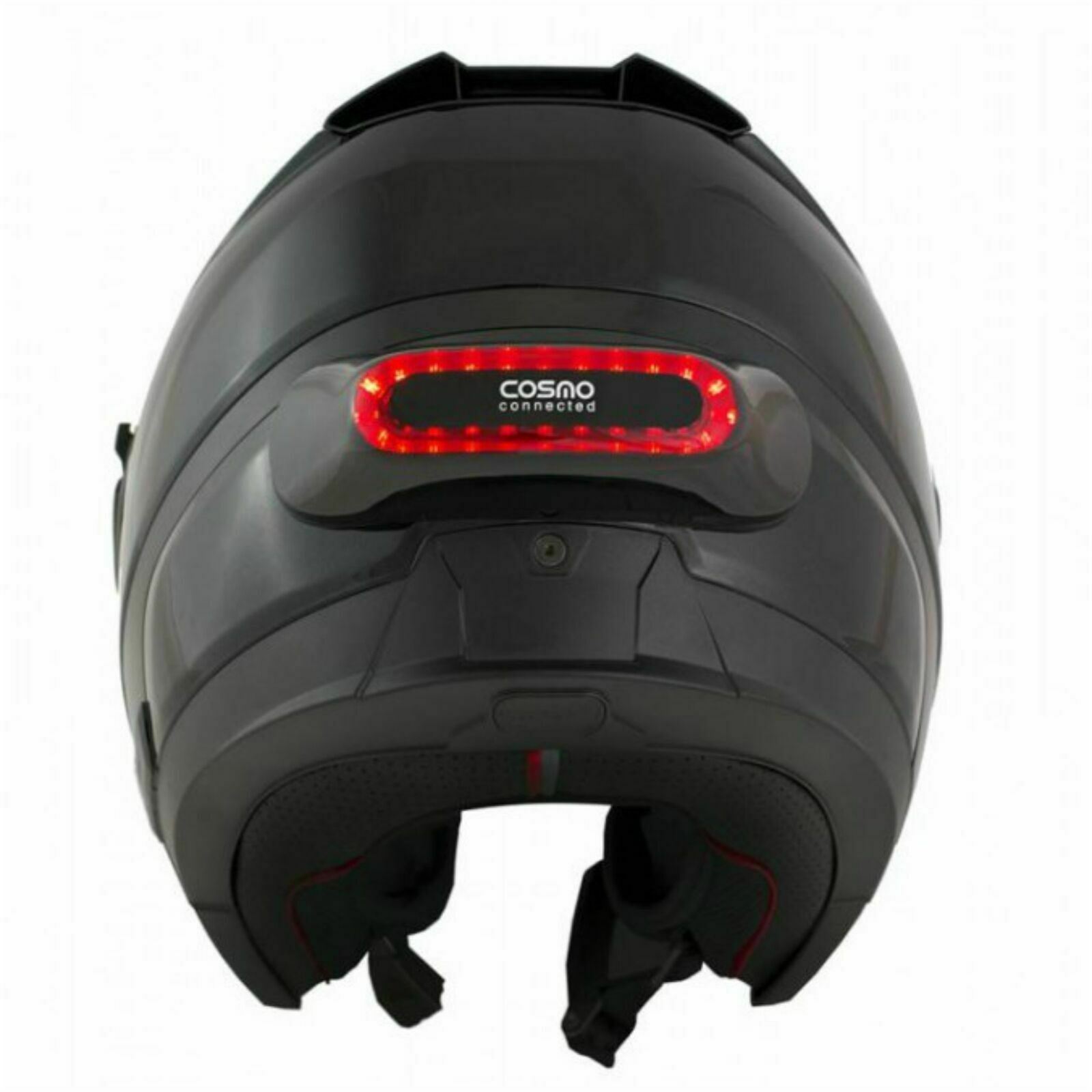 Cosmo Connected Moto│Motorcycle Smart Helmet Brake Light│Crash