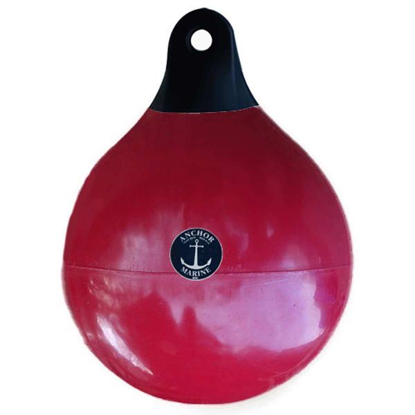 Anchor Marine Boats Sphärische Kugel HD Fender/Schwimmer 52 cm L x 40 cm Durchmesser│Burgund