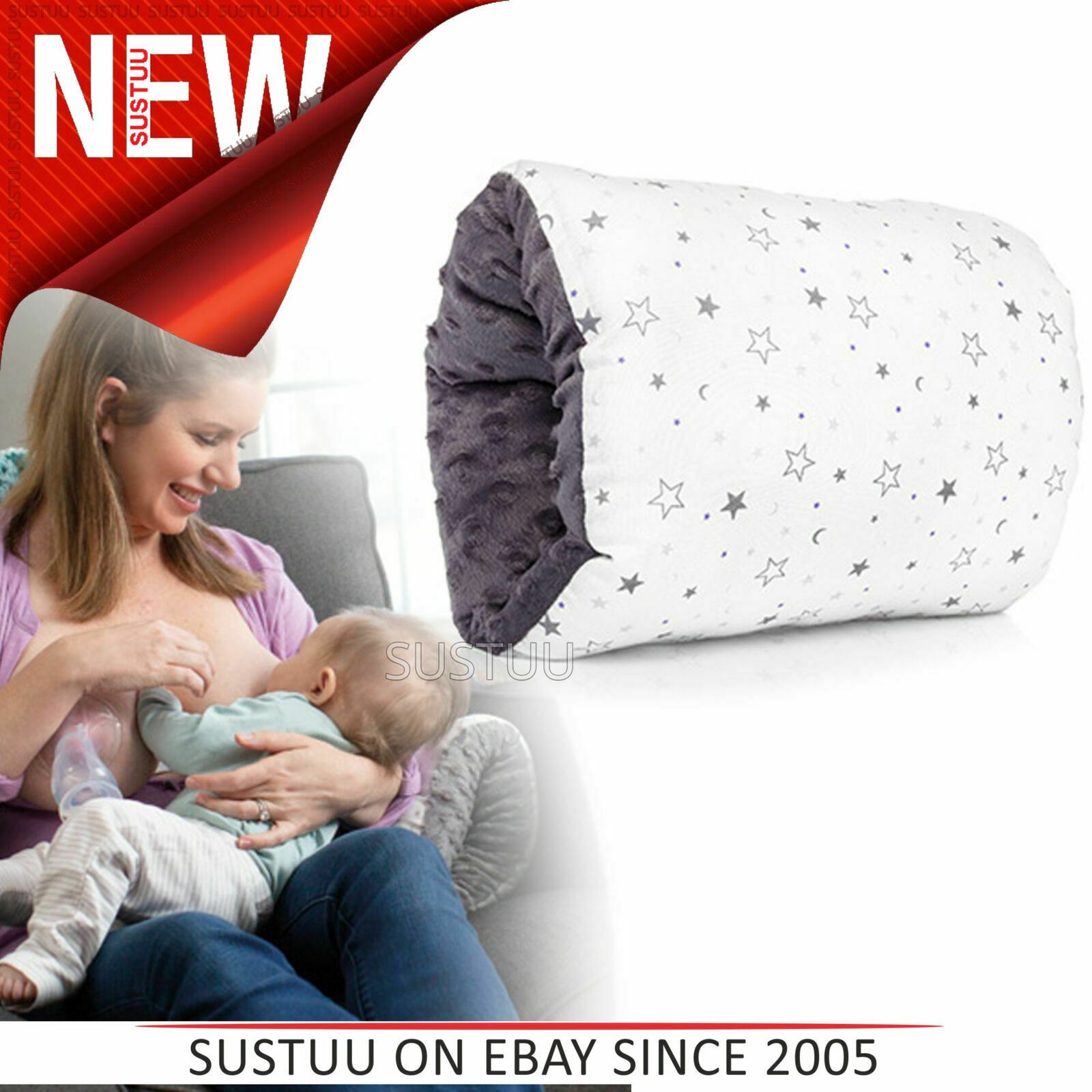 Lansinoh Breastfeeding Pillow Comfortable Positioning Latch