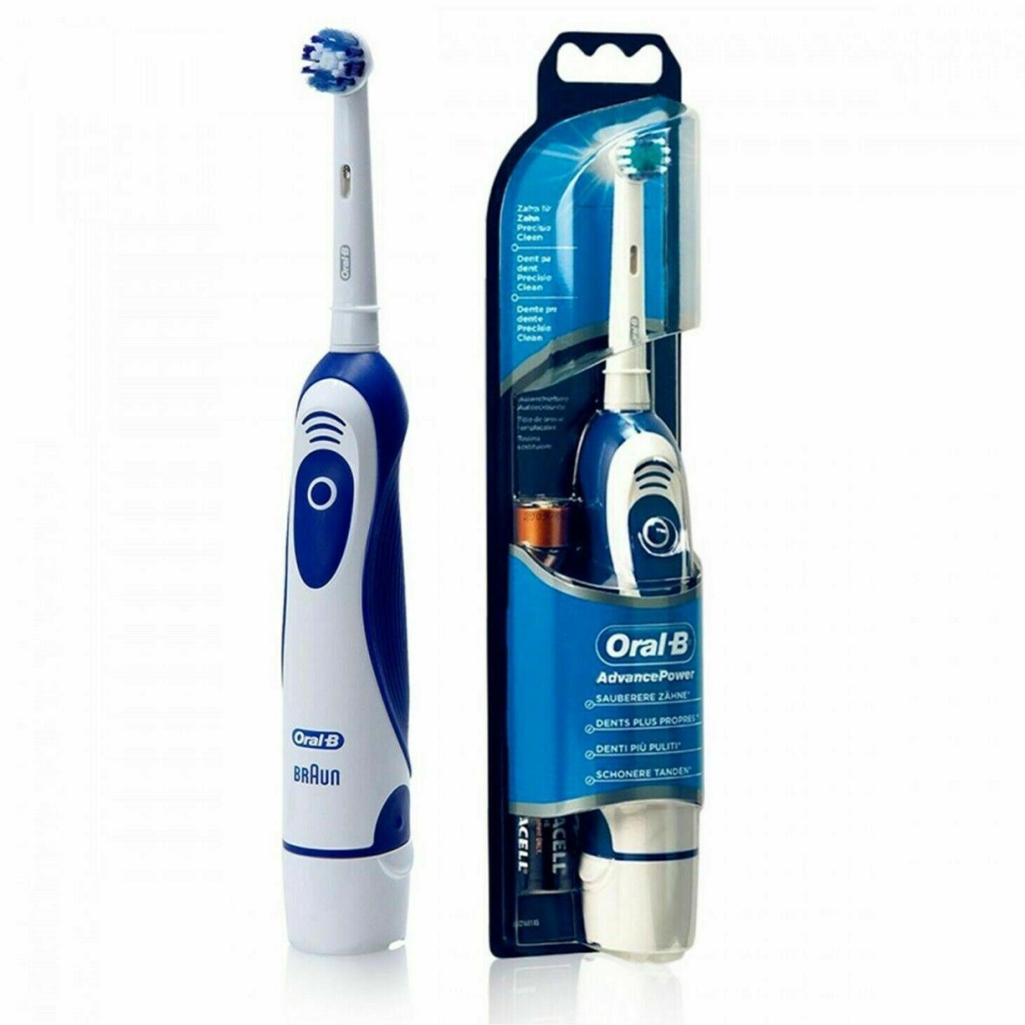 Braun DB4010 OralB Advance Power 400 Electric Toothbrush Dual Clean