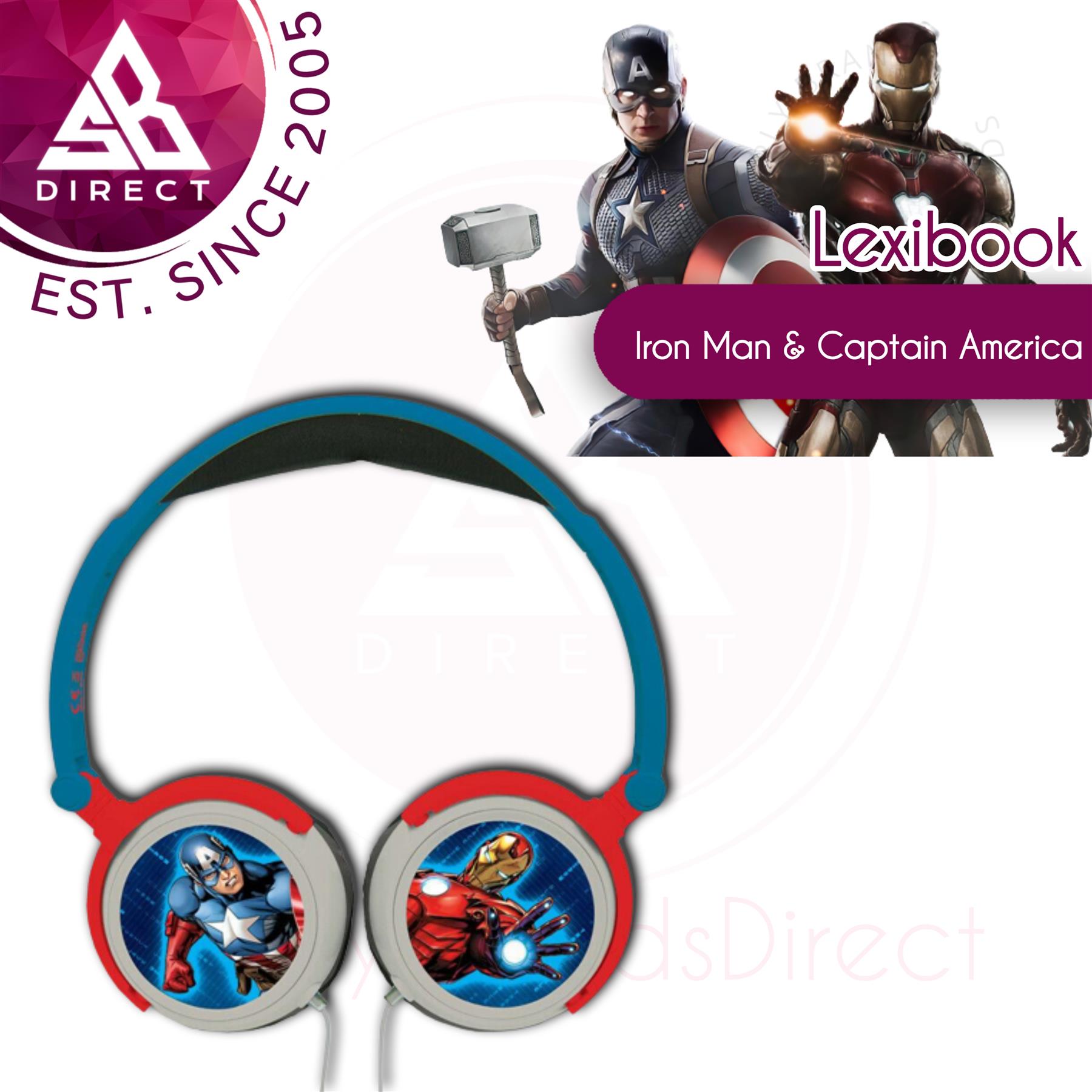 Lexibook Kids' Foldable Stereo Headphones with Volume Limiter│Lightweight & Safe - Picture 2 of 63