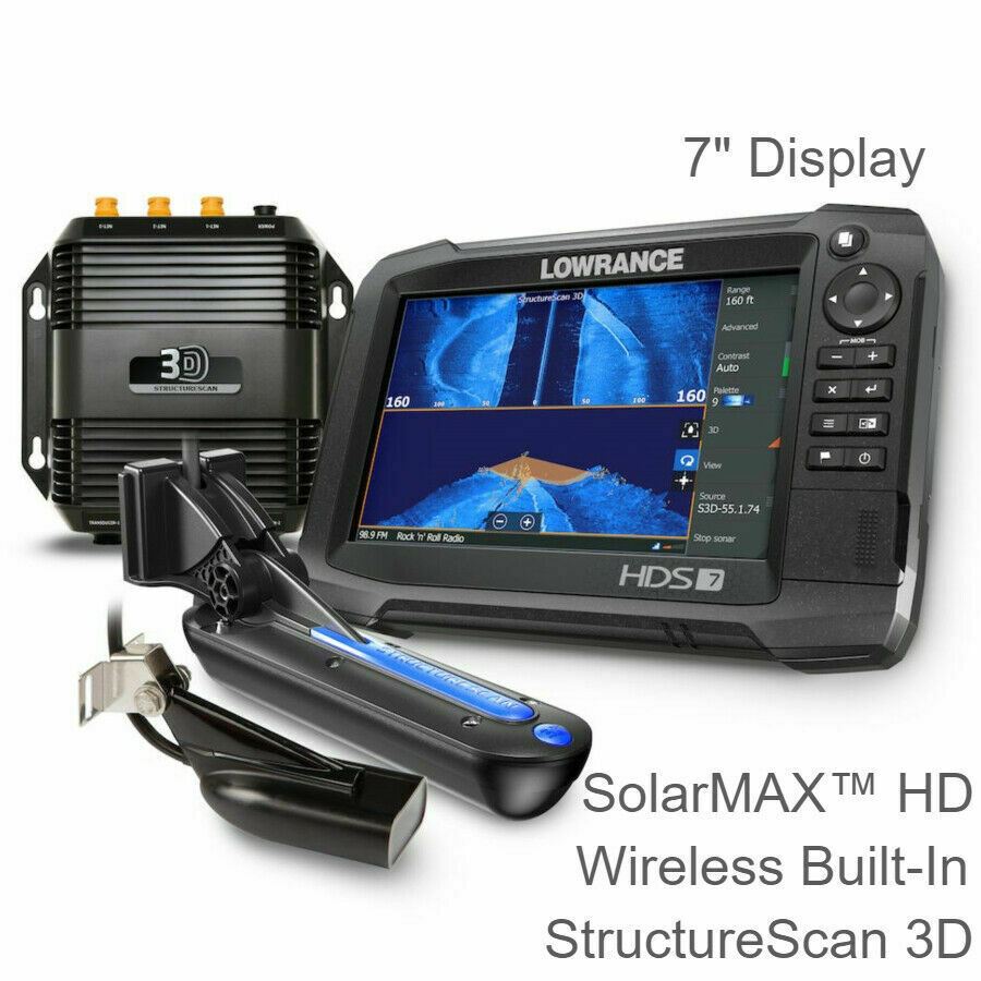 Lowrance HDS7 Carbon MFD & Skimmer/ StructureScan 3D Transducer