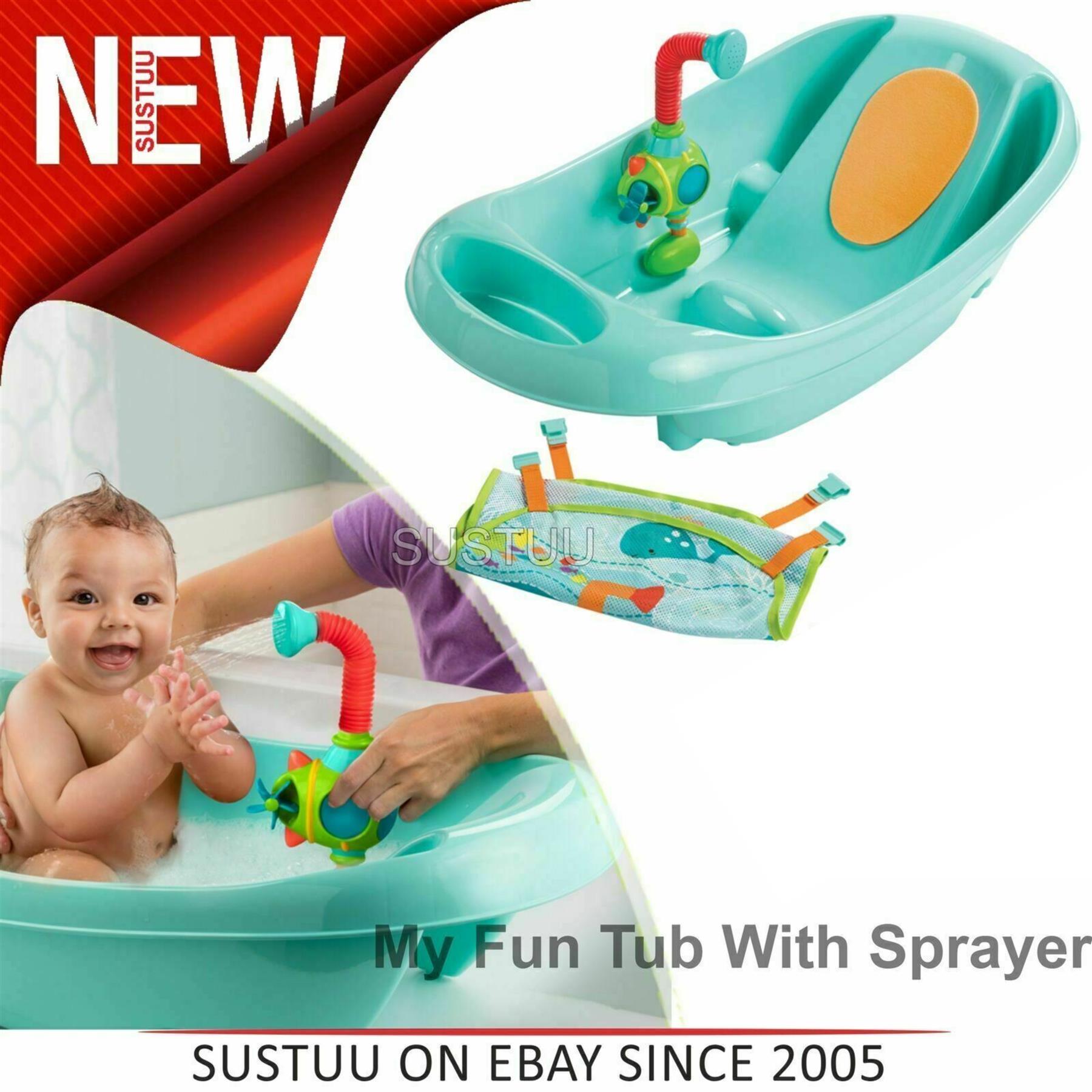 summer infant my fun tub baby bath seat with sprayer