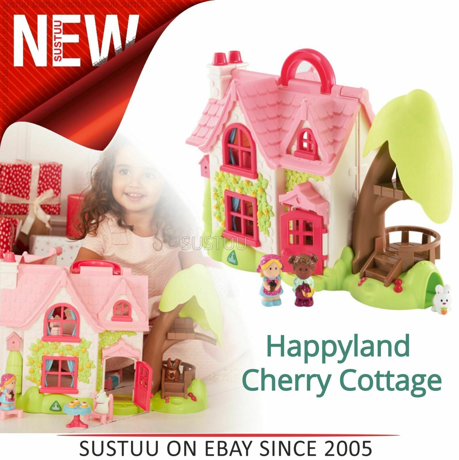 Early Learning Centre Happyland Cherry Cottage Kid S Imaginative