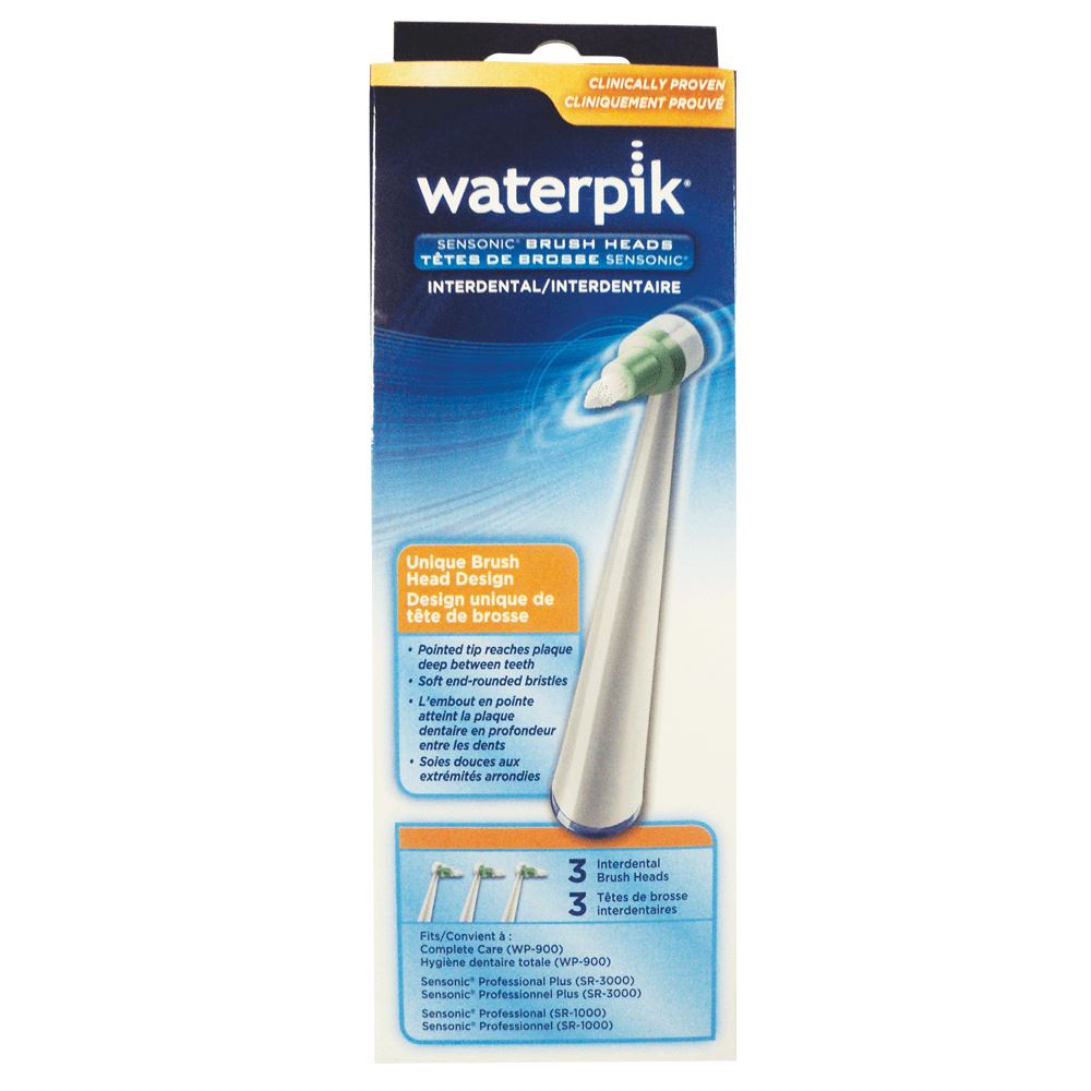 Waterpik Interdental Replacement Brush Heads (Pack of 3)│WP900/SR1000