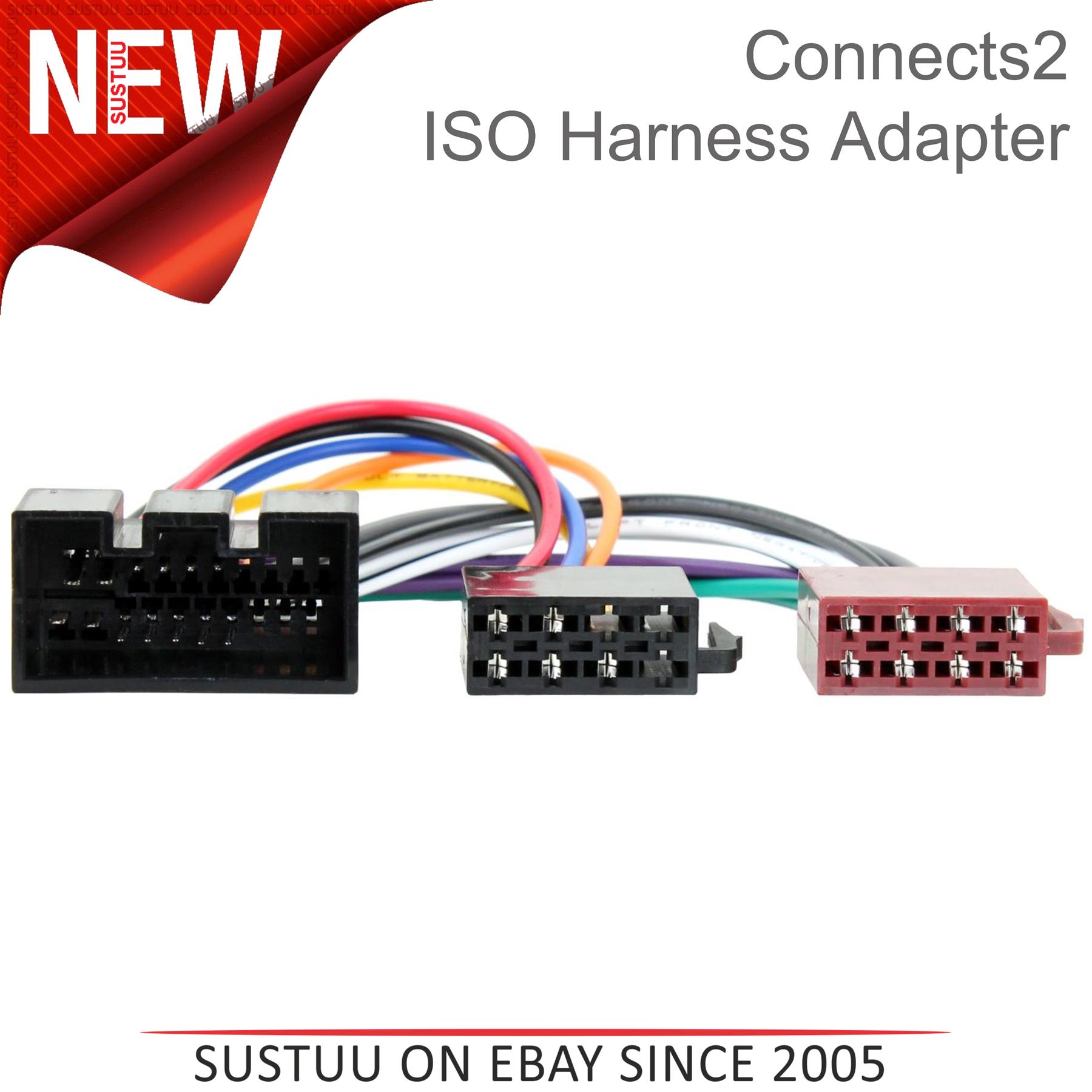 C2 Car Stereo Radio ISO Wiring Harness Adapter Lead│For Land Rover