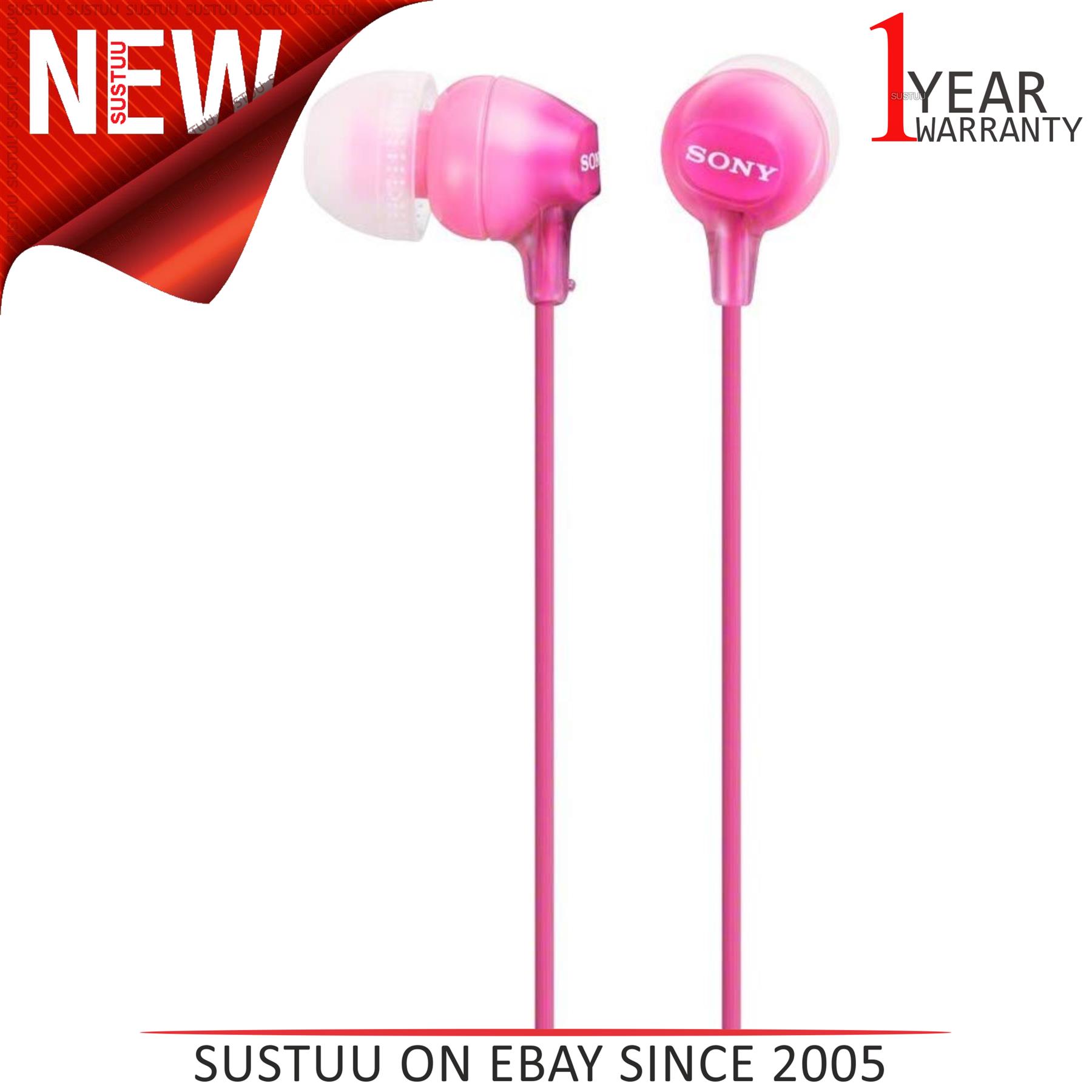 Sony Casque MDREX15LPPI In Ear Stéréo Écouteur │ Silicone Sony Casque MDREX15LPPI In Ear Stéréo Écouteur │ Silicone