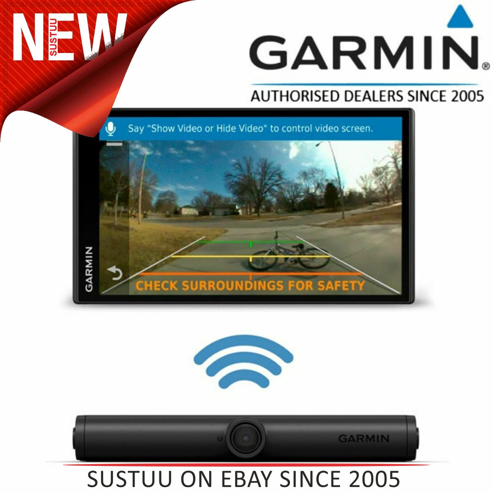 Garmin BC 40 Kabellos Rückfahrkamera ¦ für Drivesmart 61 LMTS _ 55