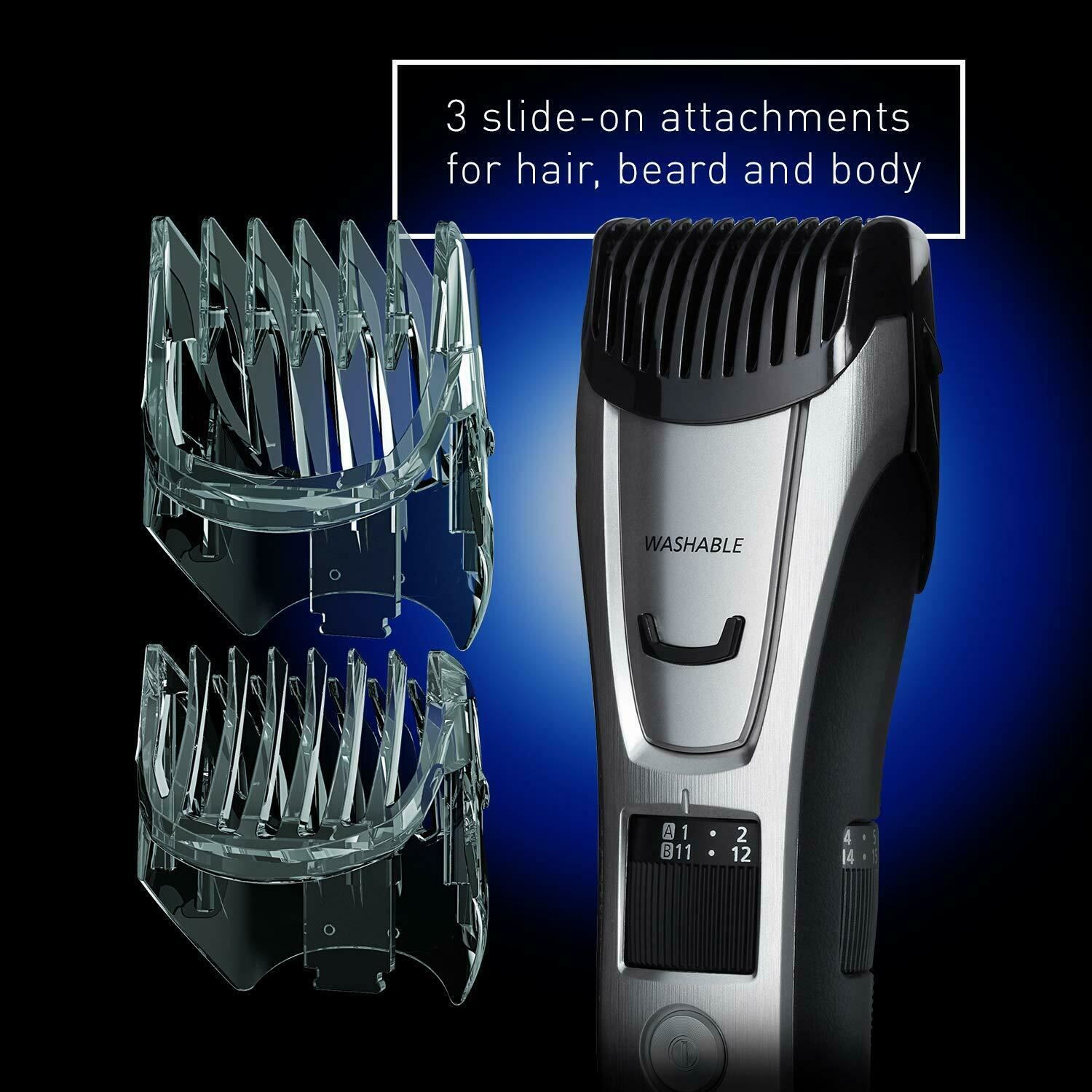 Panasonic Ergb80s All In One Cordless Beard Hair Body Trimmer Wet