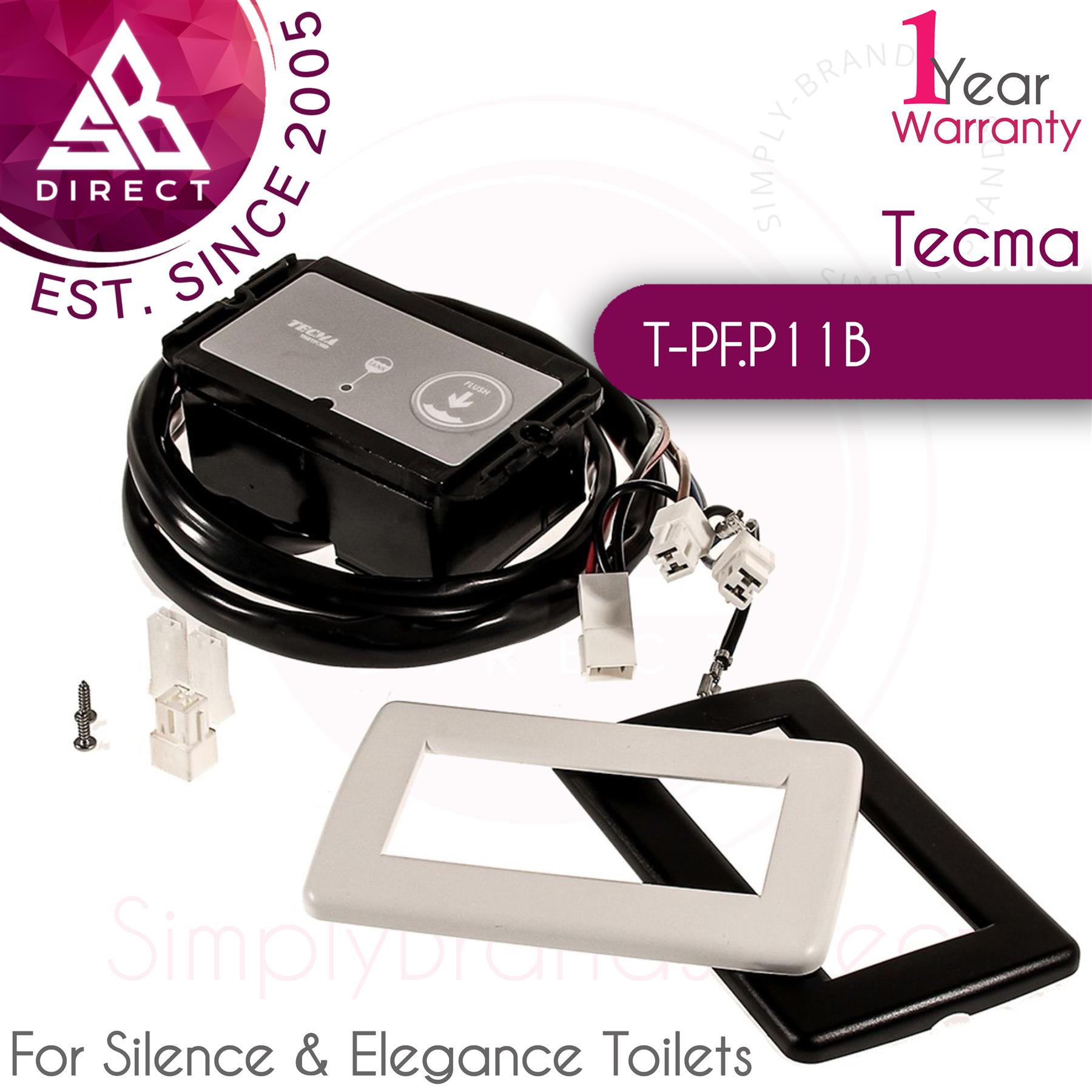 Tecma T-PF.P11B Toilet 1 Switch Control Panel│12-24V DC│For Silence & Elegance