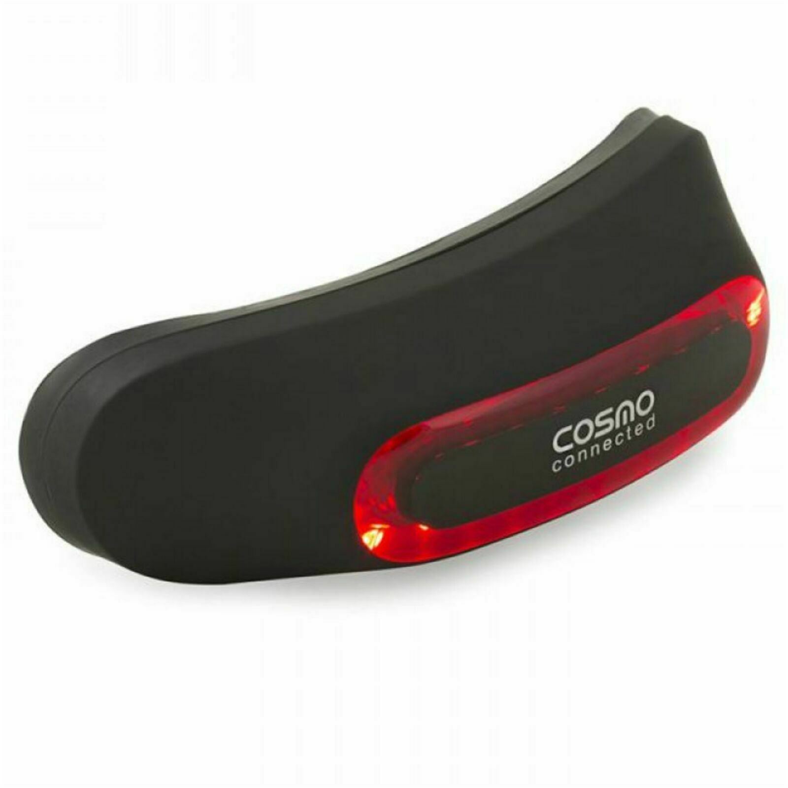 Cosmo Moto Negro Mate Casco De Motocicleta sistema de luz de freno