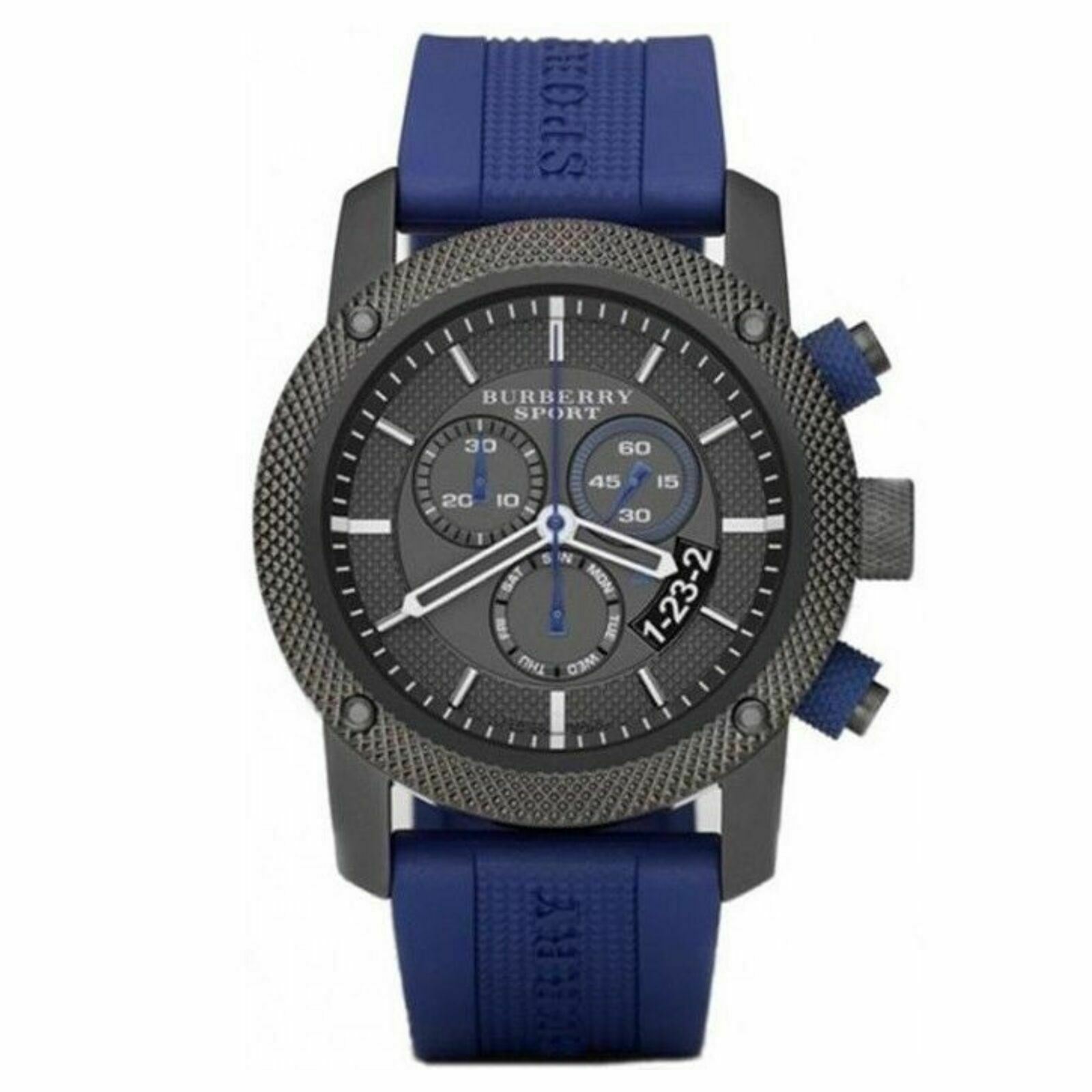 Burberry Sports Men's Watch BU7714¦Chronograph Grey Dail¦Two Piece