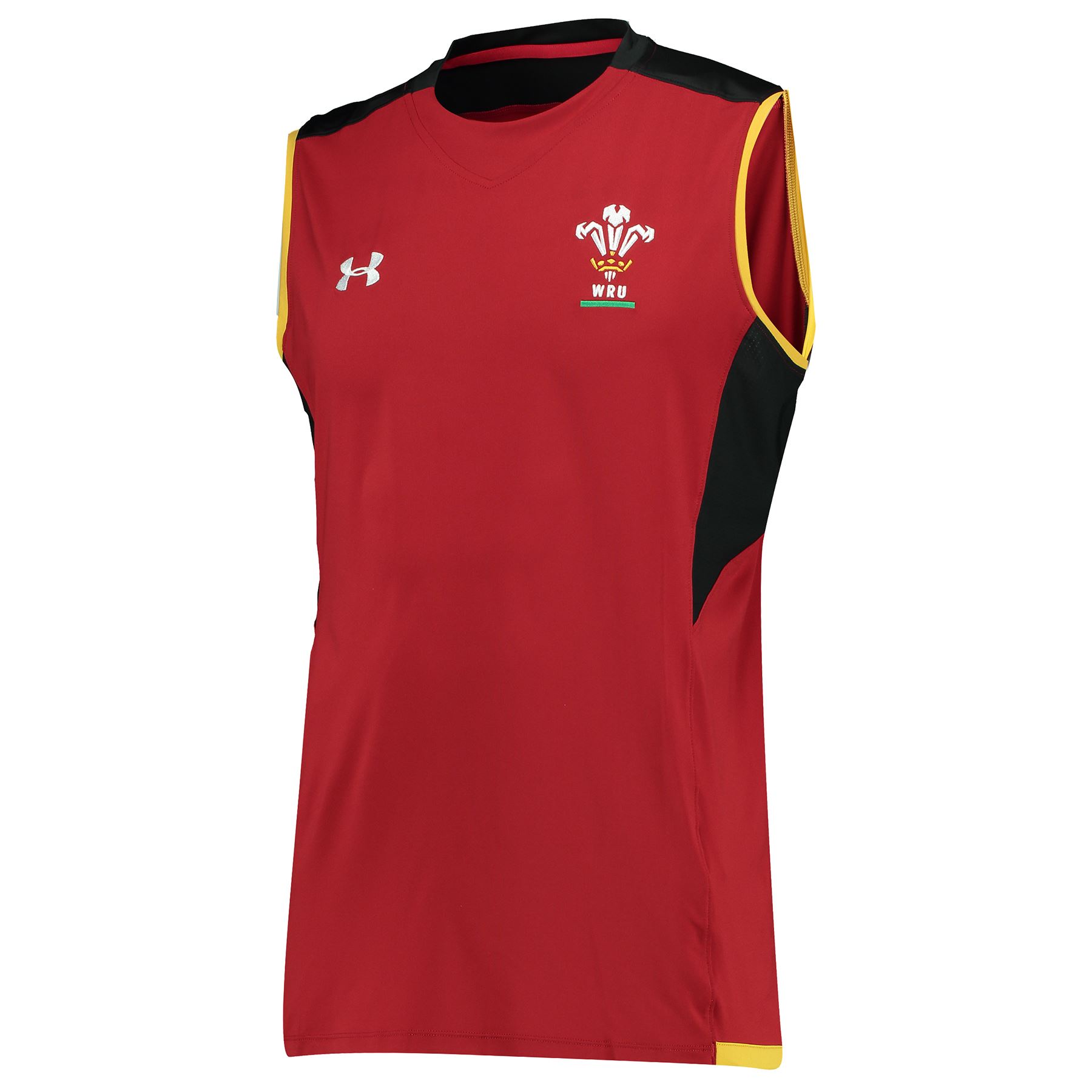 Under Armour Mens Wales Rugby Training Sleeveless Vest Tank Top 15/16