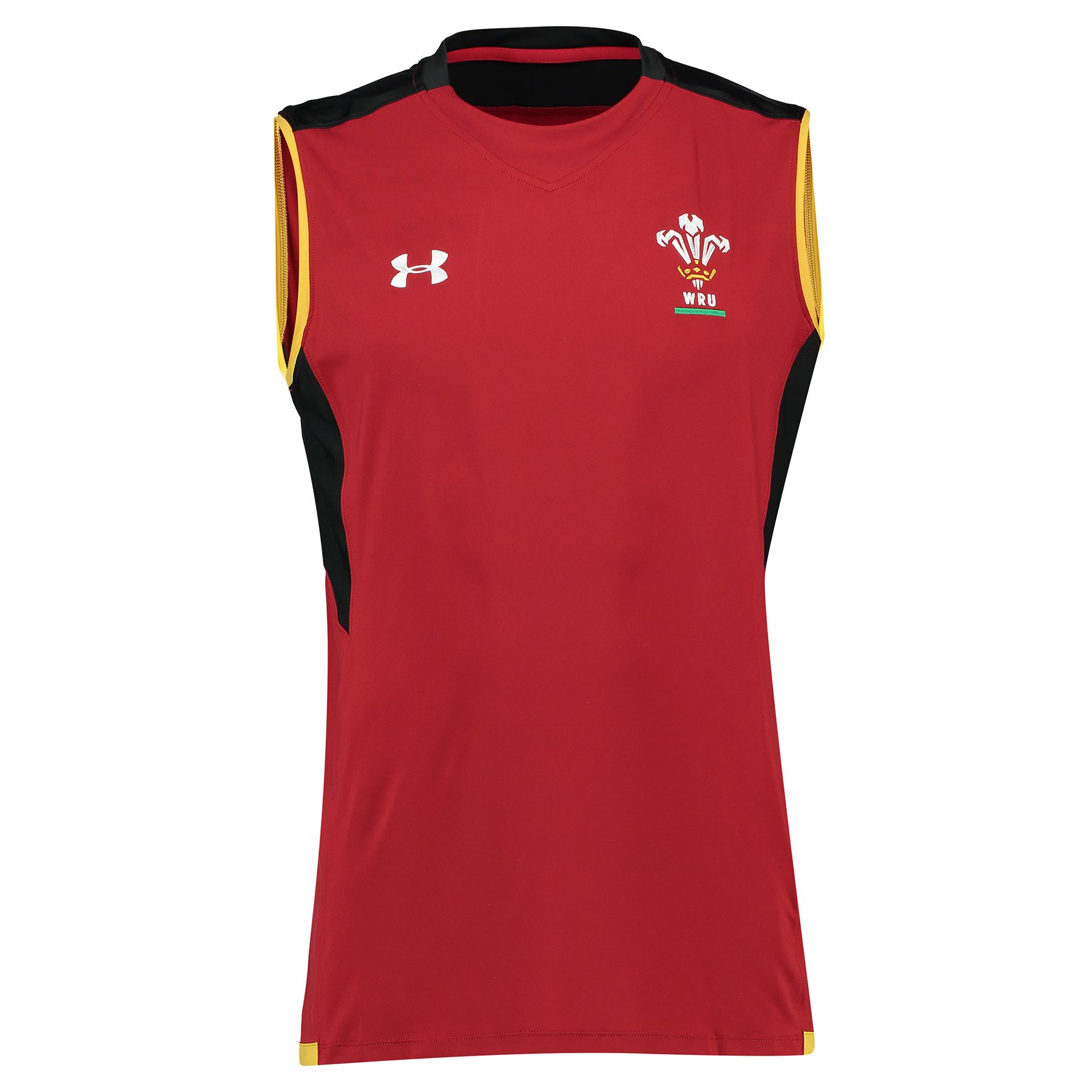 Under Armour Mens Wales Rugby Training Sleeveless Vest Tank Top 15/16
