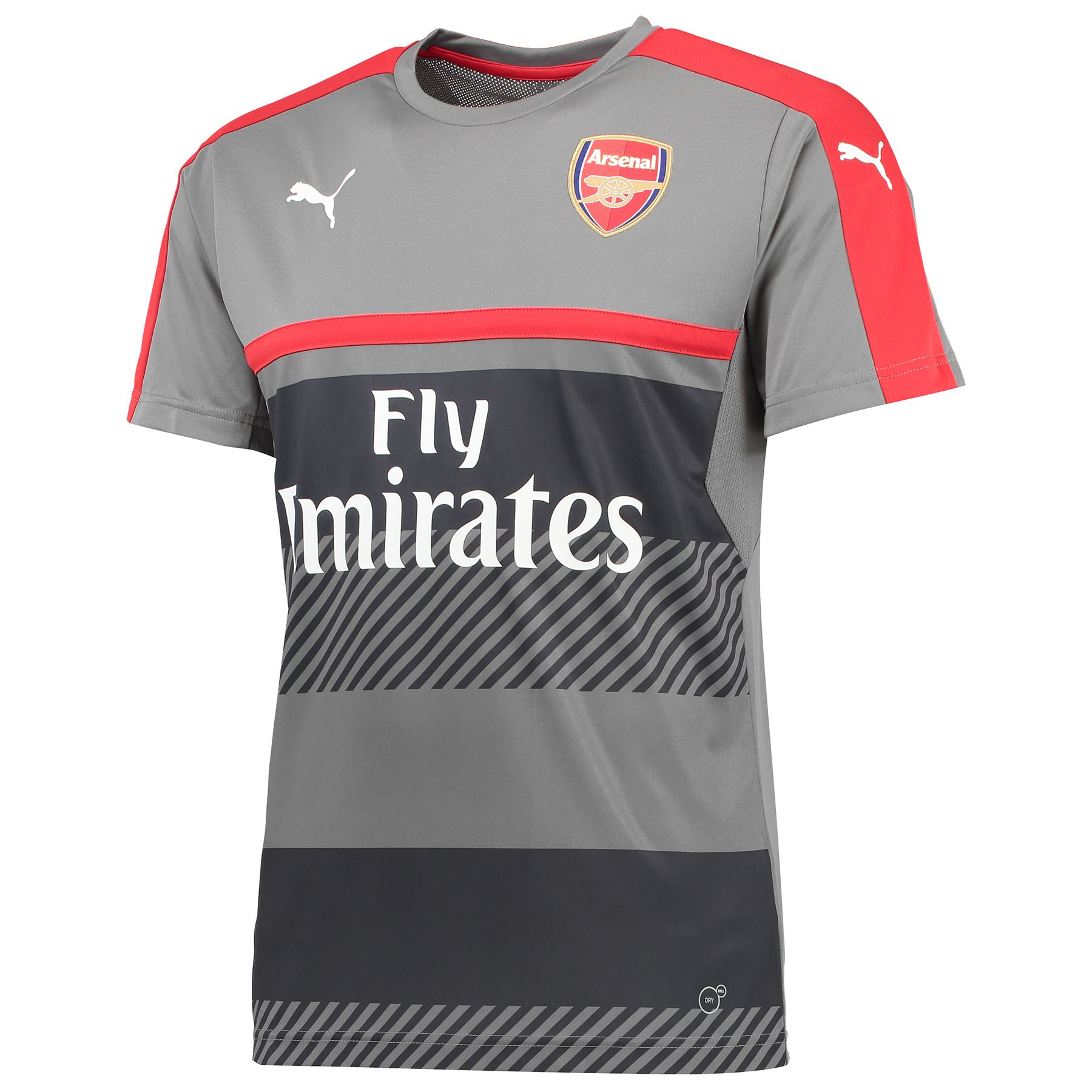 Official Puma Mens Gents Football Soccer Arsenal Training Shirt Jersey