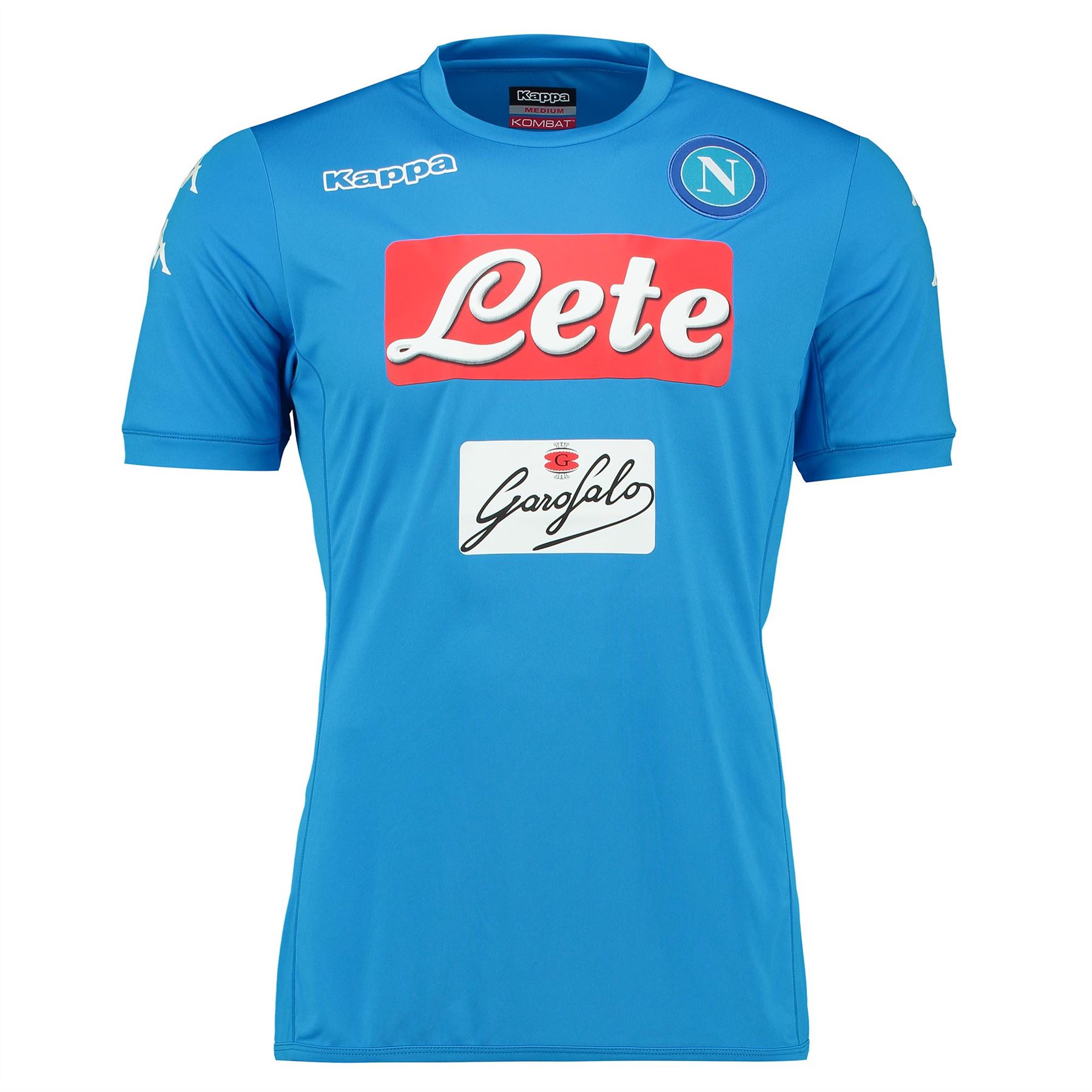 Kappa Mens Gents Football Soccer SSC Napoli Home Shirt Jersey Top 2016