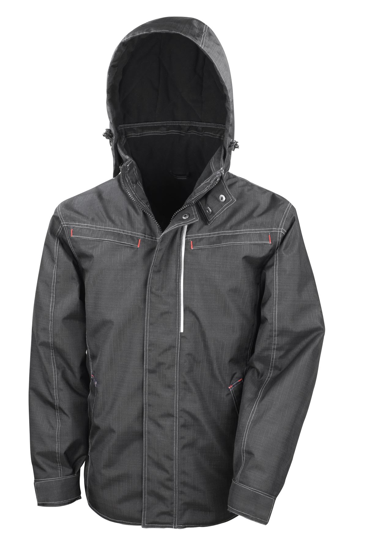 Jacket guard Denim Black Result Work Rugged Texture ZaBBv